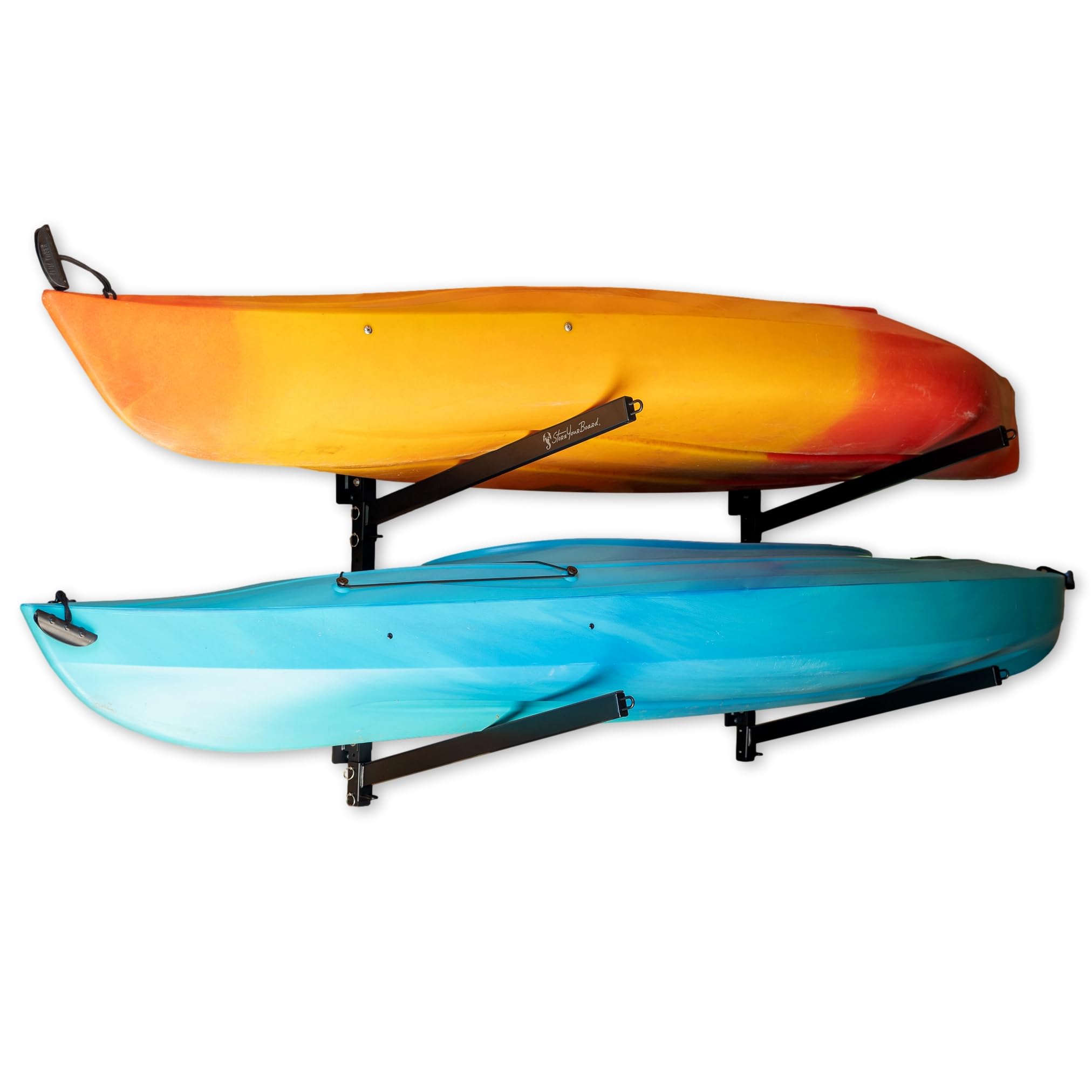 StoreYourBoard G, Rack di stoccaggio Kayak Unisex, Nero, 2 Kayaks