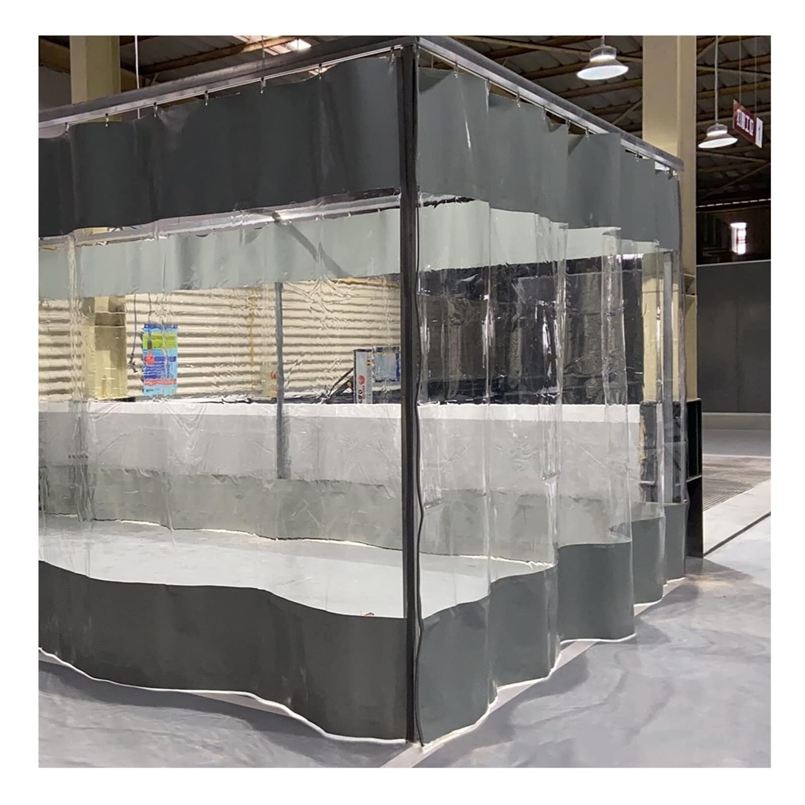 Clxrzm Pareti Laterali con Finestra in PVC per Esterni