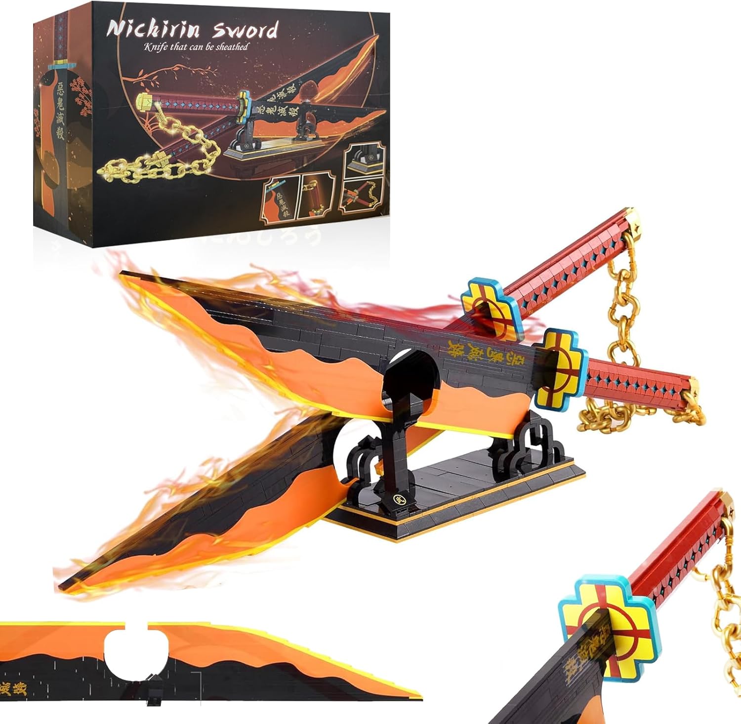 Demon Slayer - Set Mattoncini Katana Tengen Uzui 1478pz - immagine 1