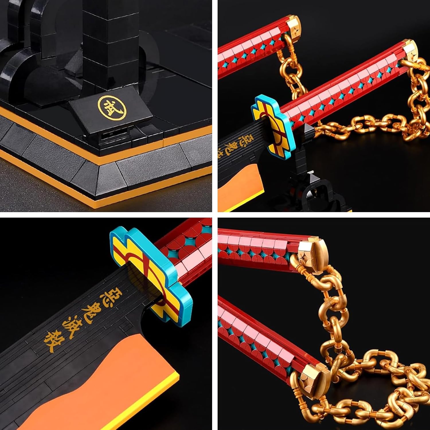 Demon Slayer - Set Mattoncini Katana Tengen Uzui 1478pz - immagine 6