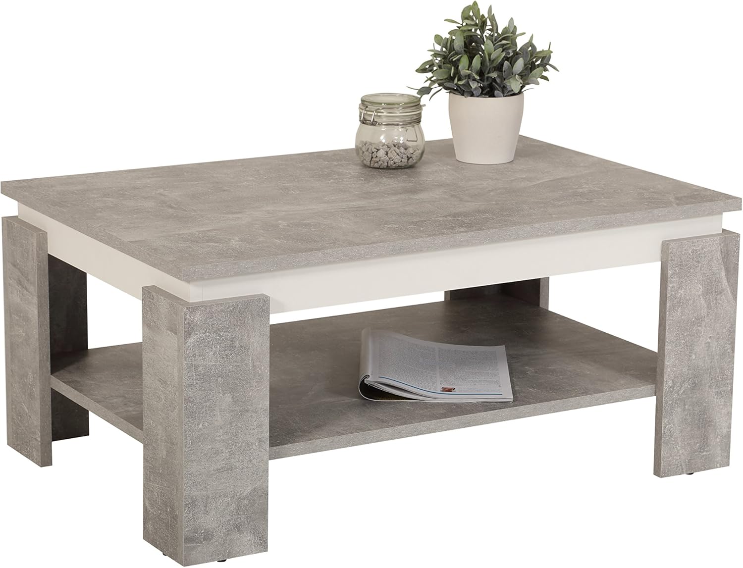 Apollo Tim II Tavolino da Salotto 60x90x41cm - immagine 1