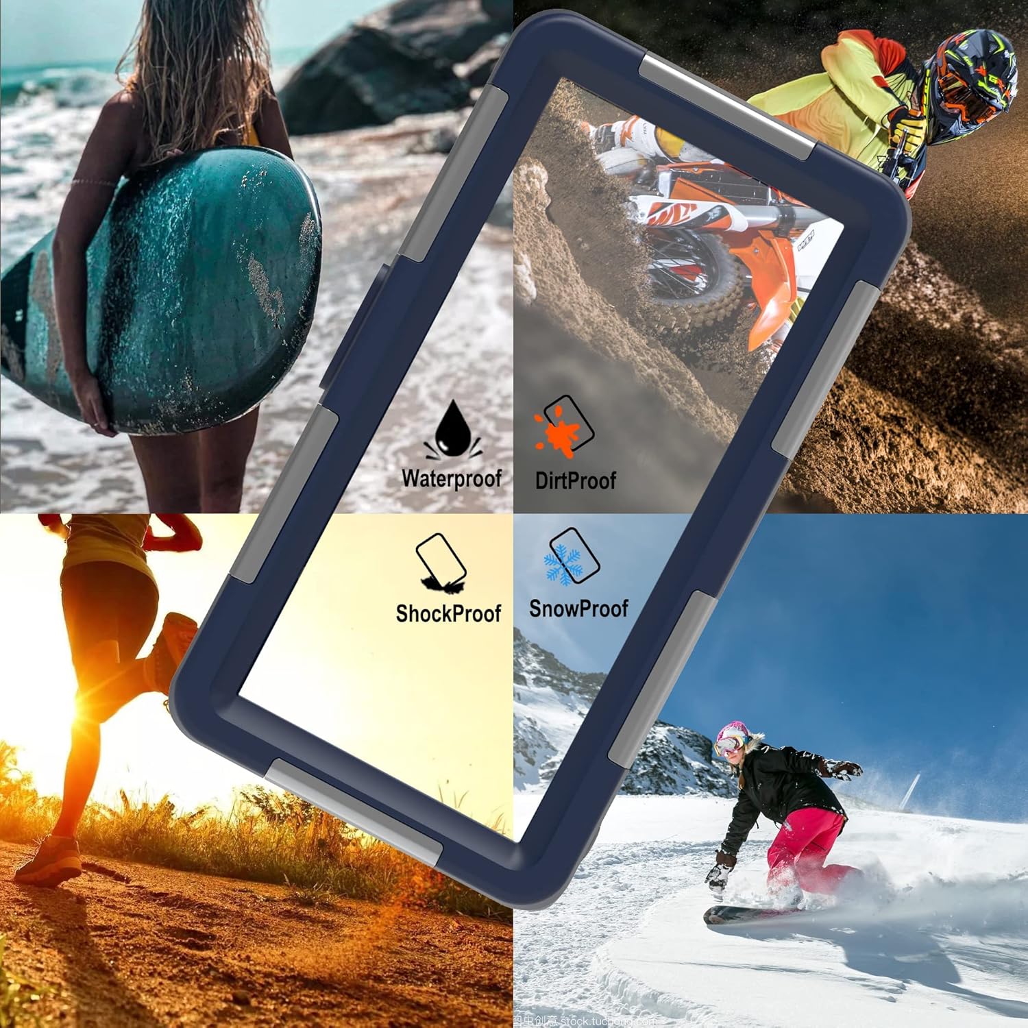 Custodia Impermeabile Universale per Smartphone 4.7-6.9 pollici - immagine 3