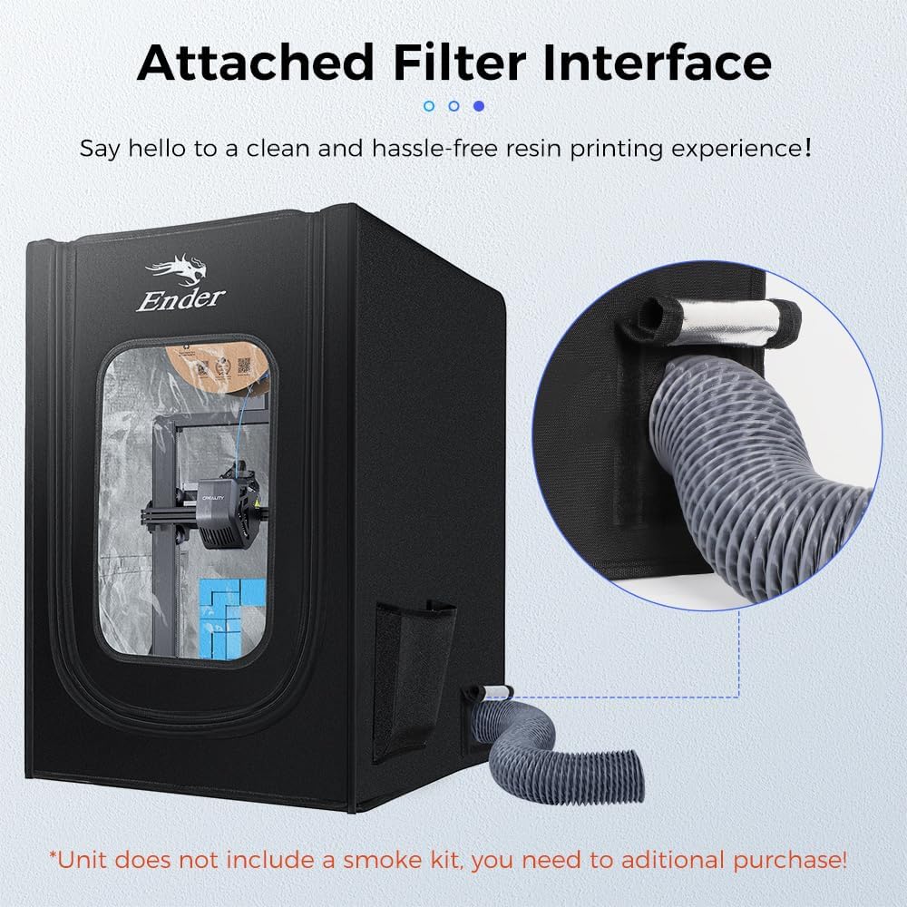 Creality Custodia per Stampante 3D 550x650x750 mm - immagine 4