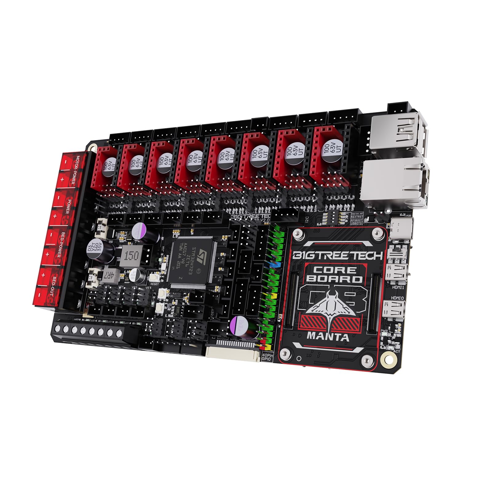 BIGTREETECH Manta M8P V2.0 Scheda di Controllo 3D Klipper