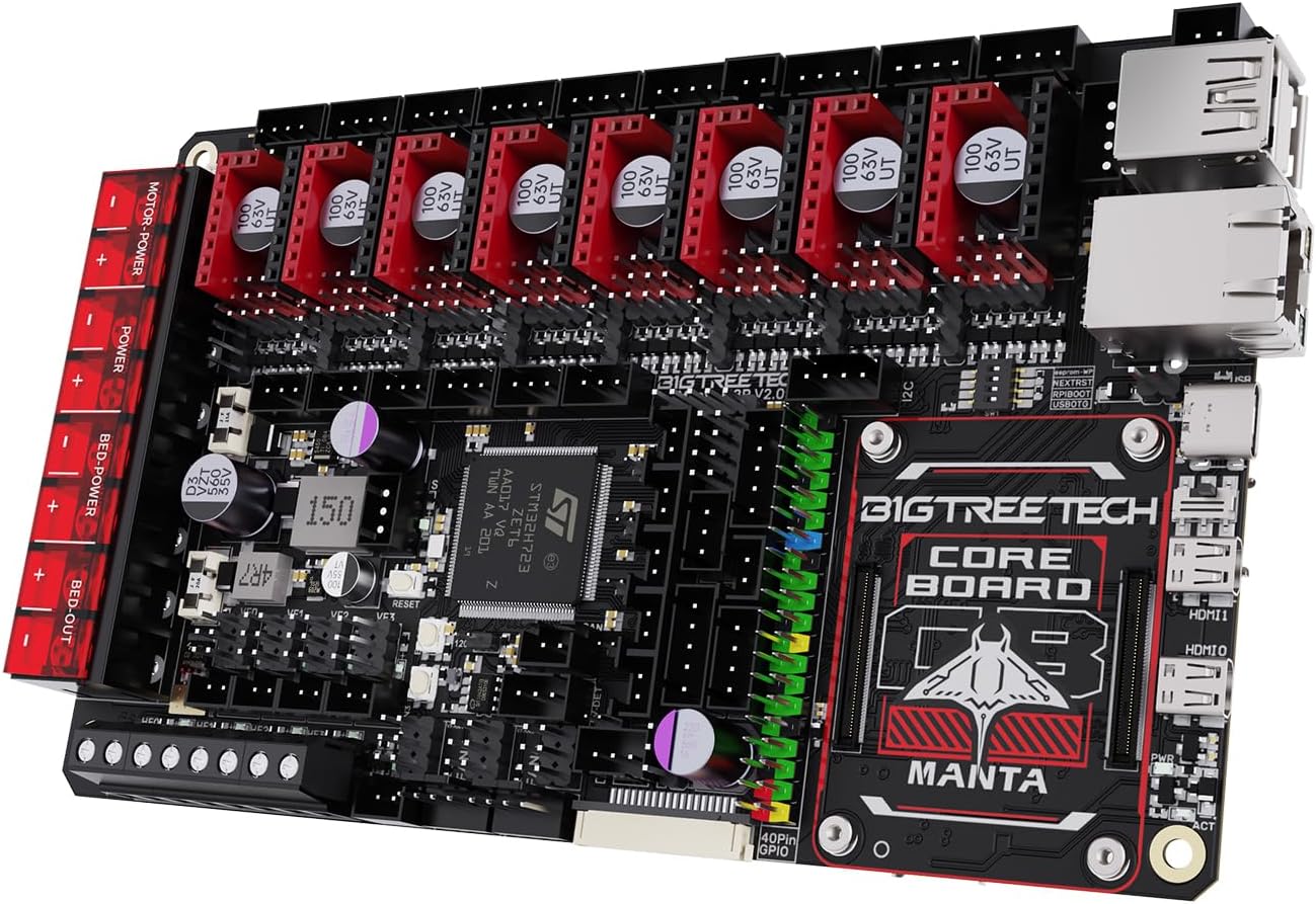 BIGTREETECH Manta M8P V2.0 Scheda di Controllo 3D Klipper - immagine 1