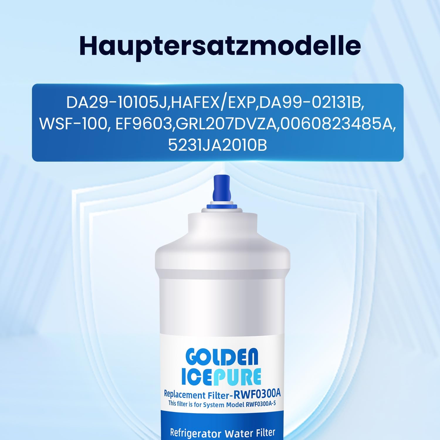 GOLDEN ICEPURE Filtro Frigorifero Compatibile Samsung, 3 pz - immagine 6