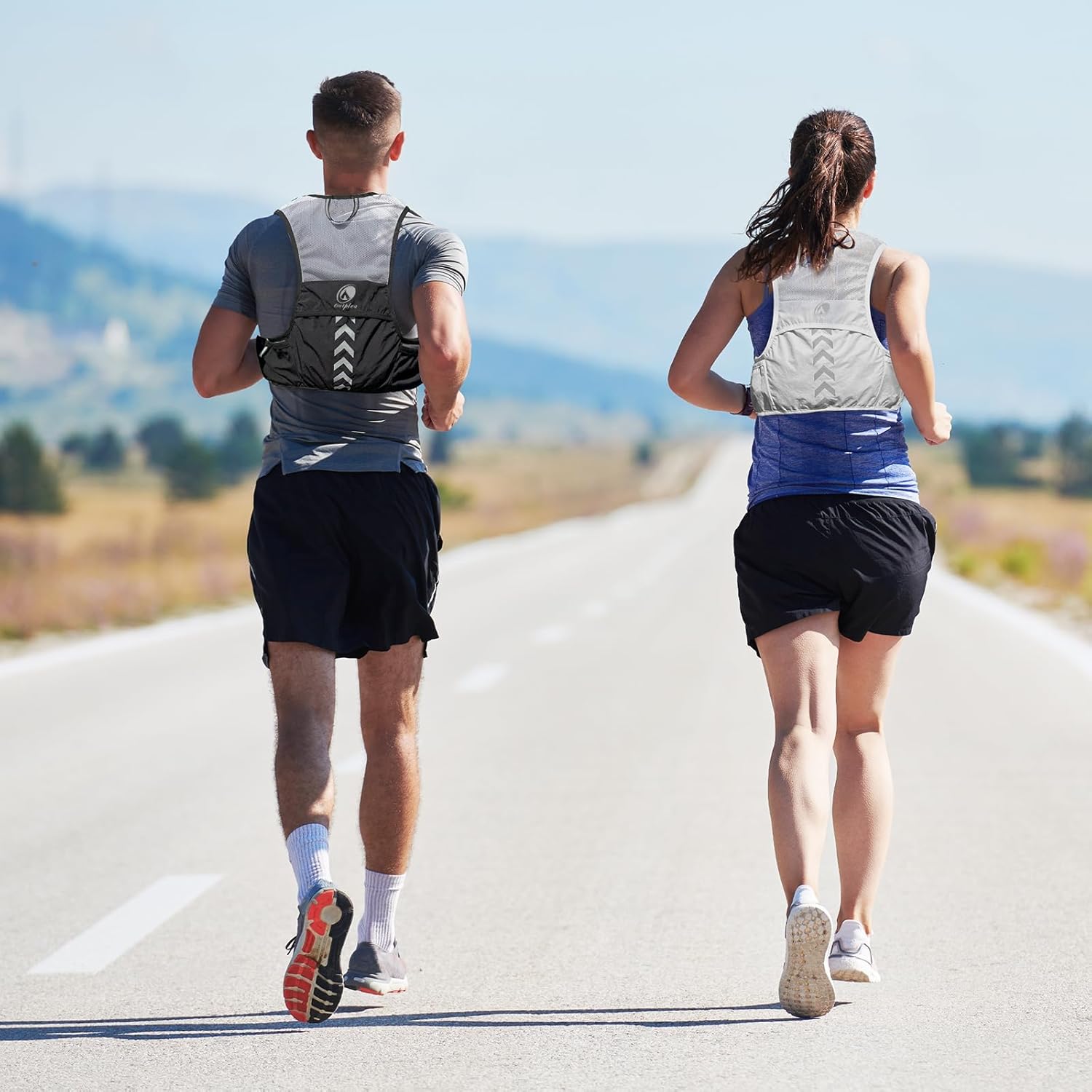 Gilet Idratazione Running con 2 Borracce 500ml - immagine 7