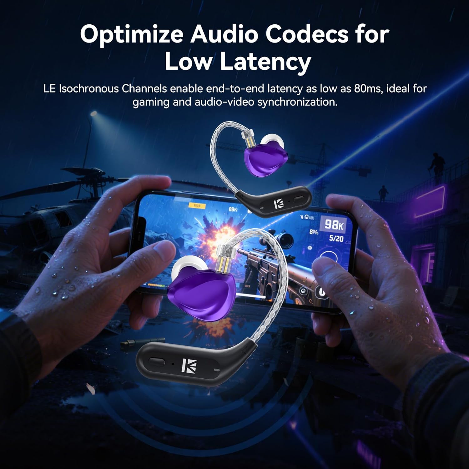 Yinyoo KBEAR BT15 PRO Modulo Bluetooth 5.4 - immagine 4