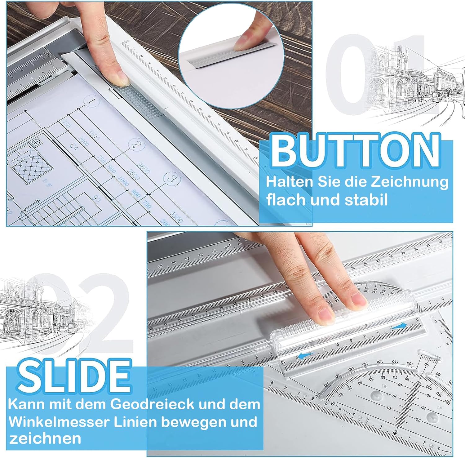 Tavola da Disegno A4 Professionale Veloce e Robusta - immagine 3