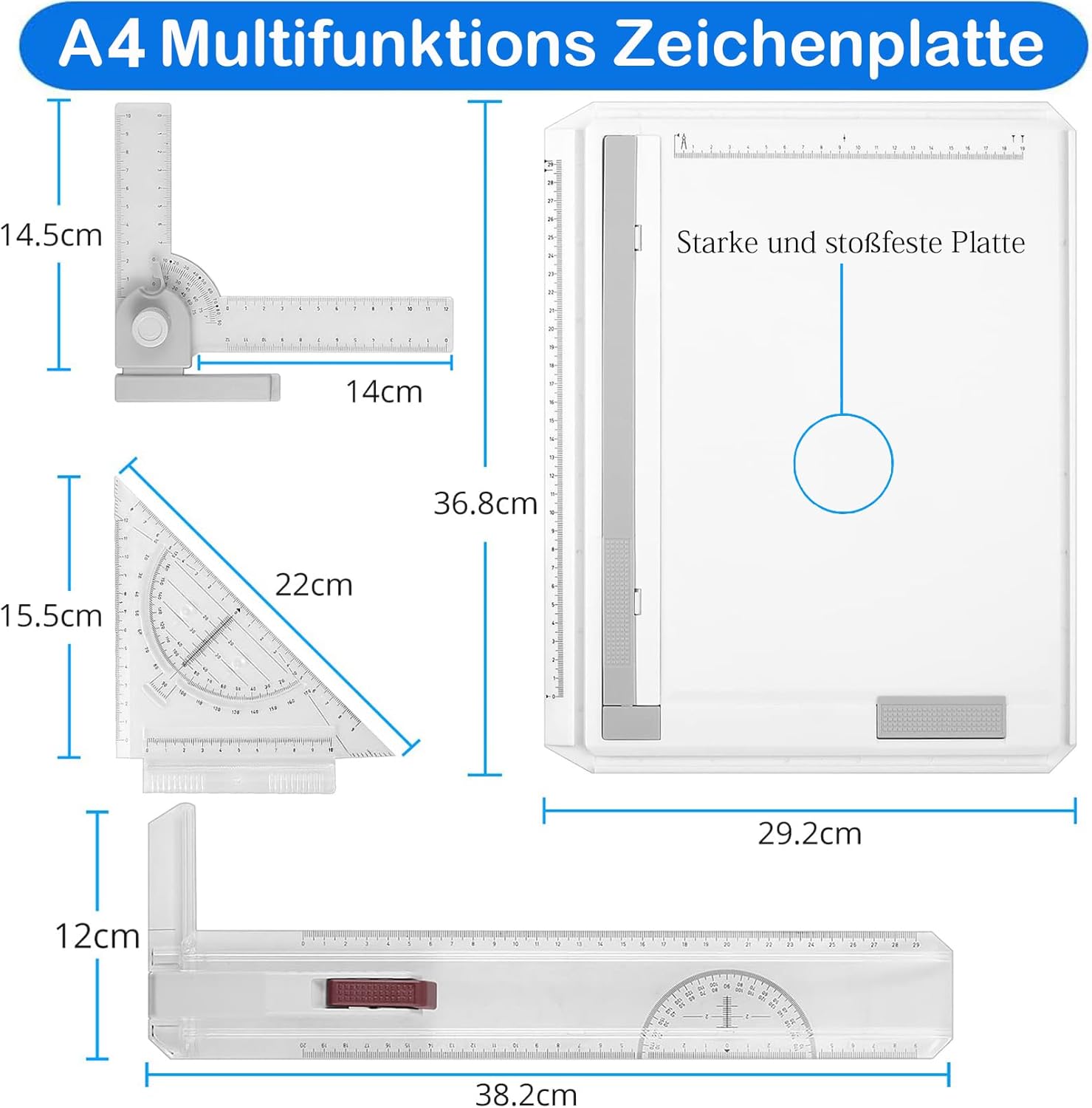 Tavola da Disegno A4 Professionale Veloce e Robusta - immagine 5