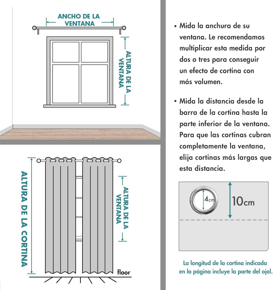 Miulee Tende Velluto Verde Scuro 140x300cm, 2 Pezzi - immagine 7
