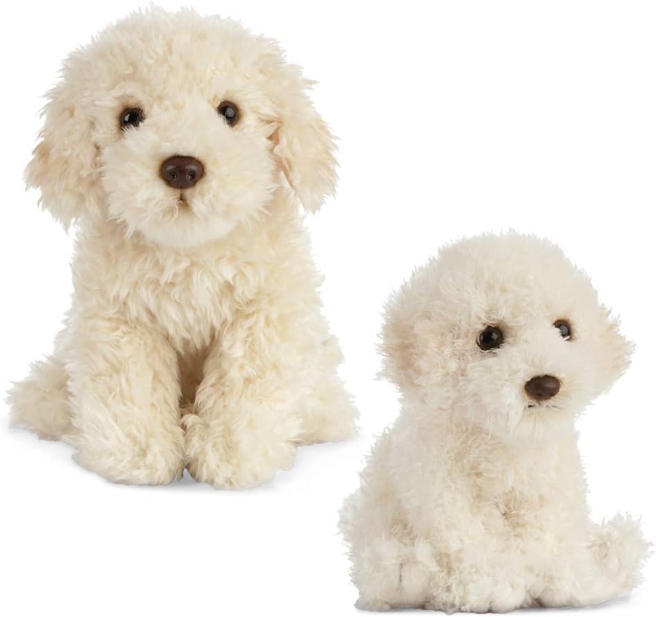 Living Nature.–.Peluche, Cane e Cucciolo Peluche Pets - immagine 1