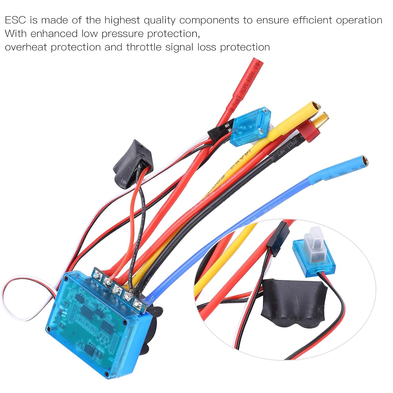Set Motore RC Ed ESC Brushless Impermeabile 2300KV - immagine 7