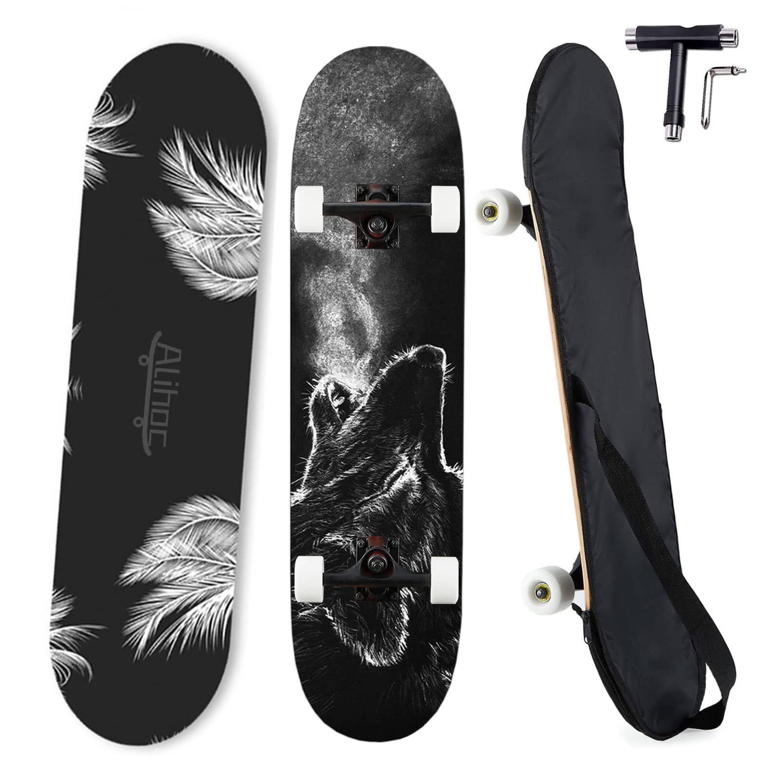 Skateboard Standard 31 pollici in Acero 7 Strati