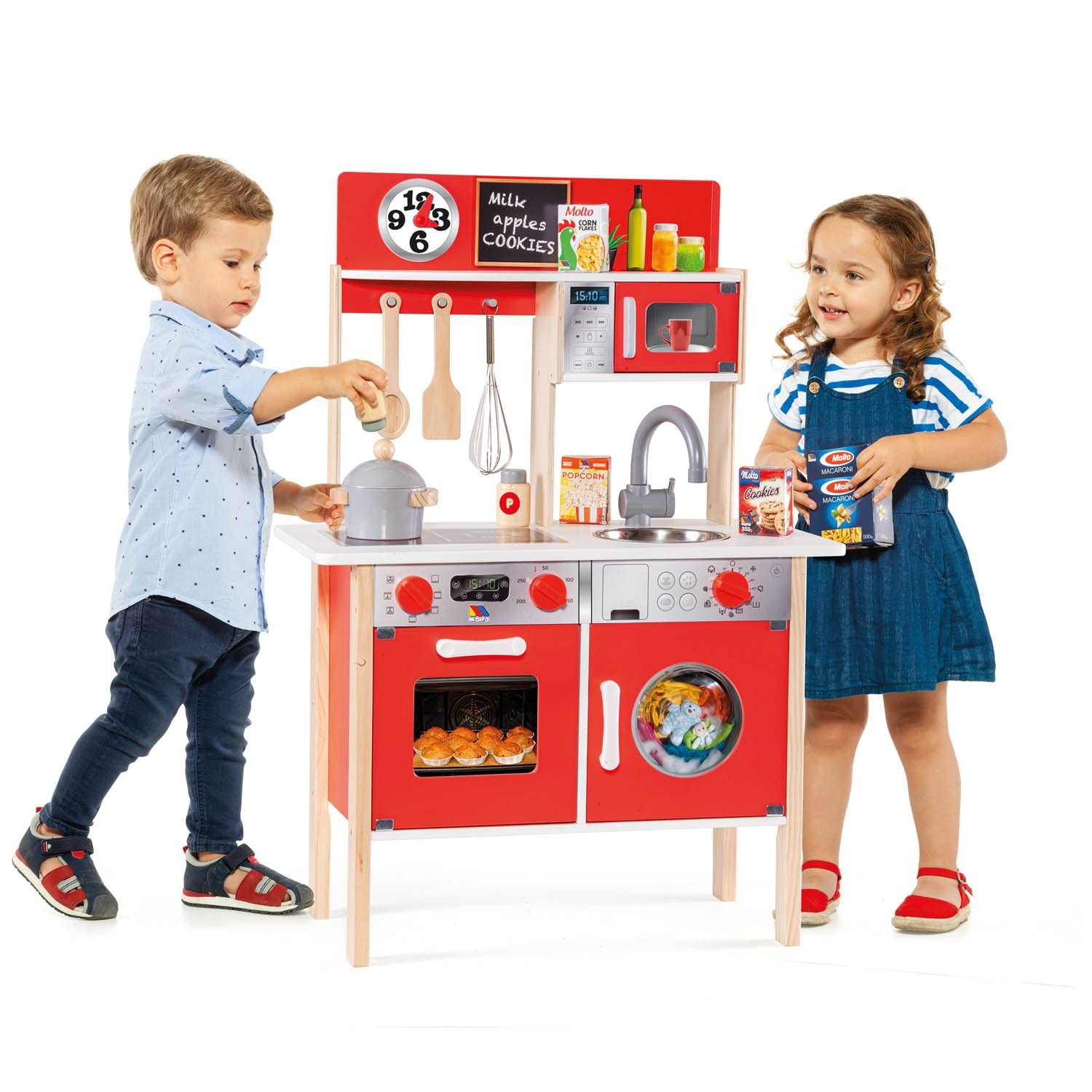 MOLTO Cucina Cottura in Legno per Bambini