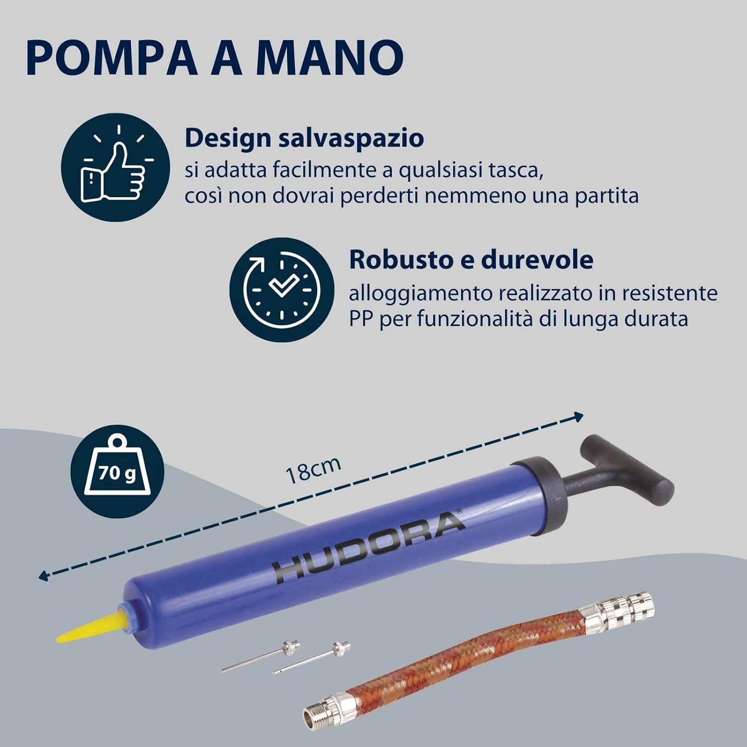 Hudora Set Basketball Slam It - Cesto, Palla e Pompa - immagine 5