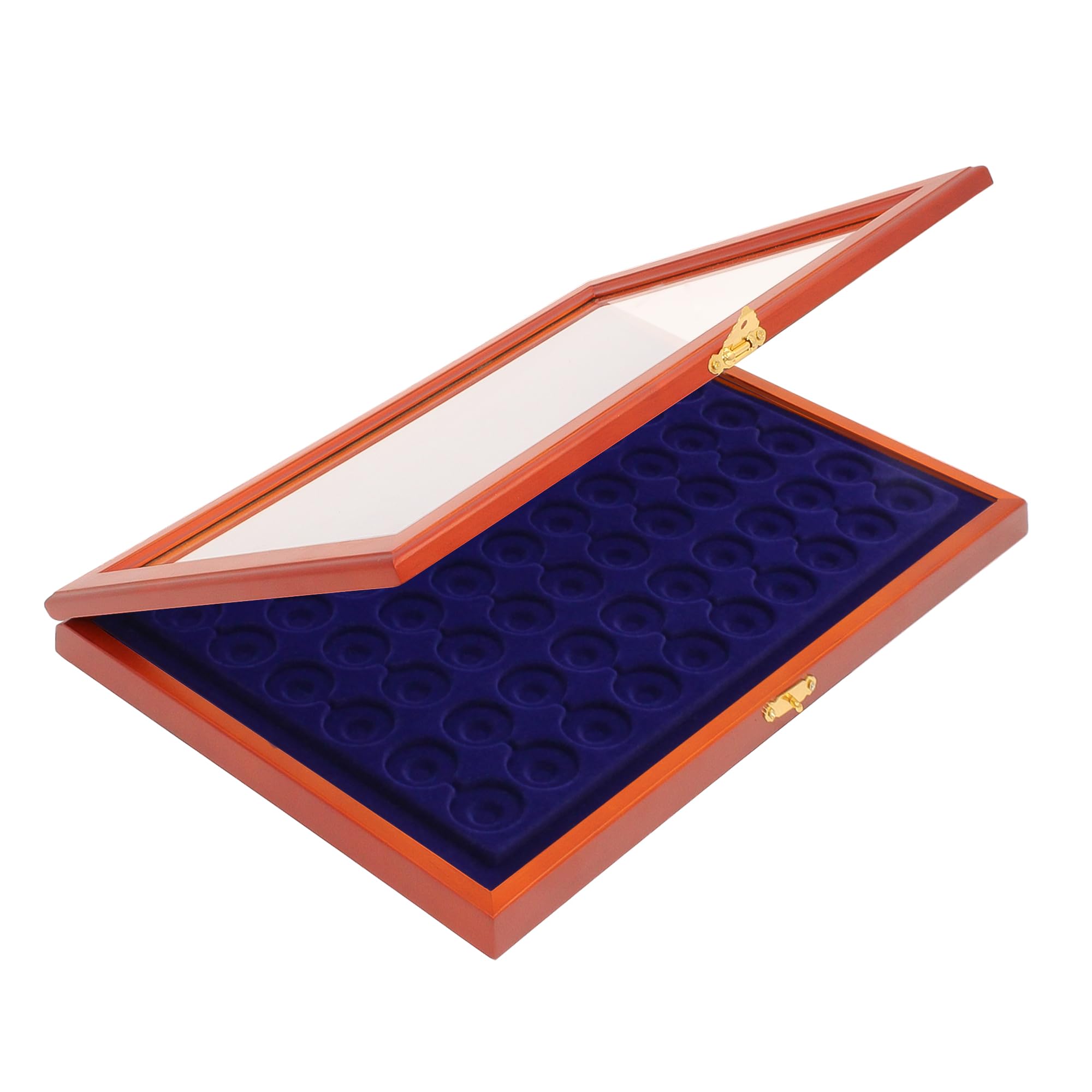 Safe 5865 Teca Espositore in Legno per 60 Tappi Champagne