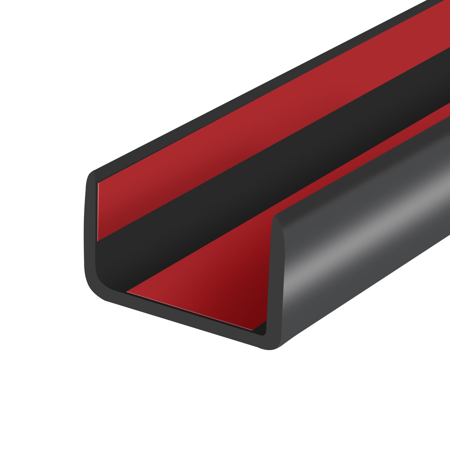 Bordatura a U Flessibile Autoadesiva 25mm, 6m