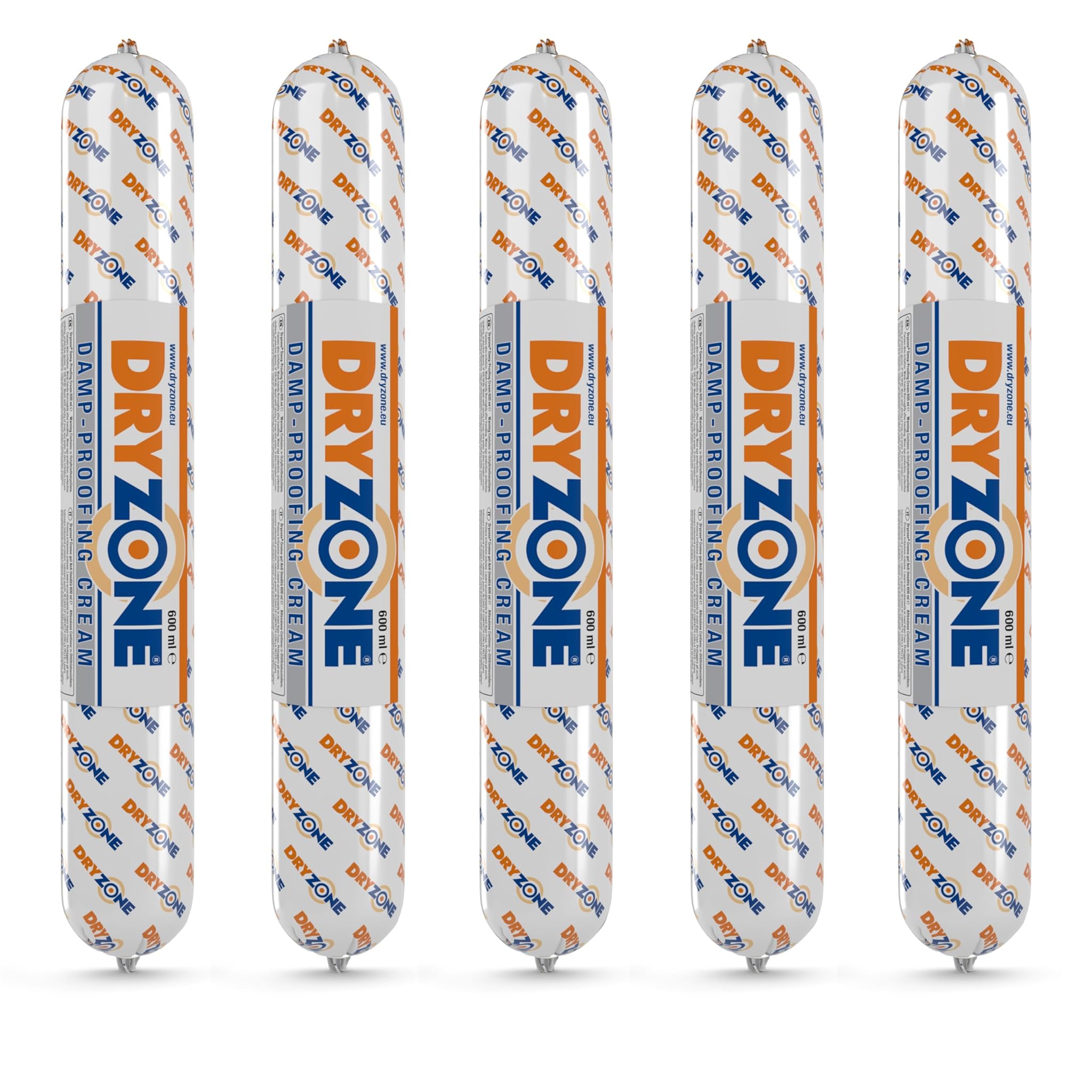 Dryzone - Barriera Anti Umidità in Crema-Gel 610ml (Set 5)