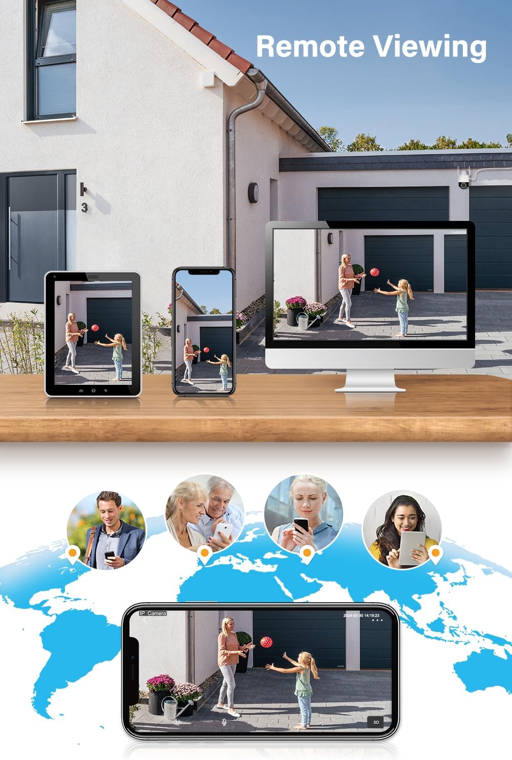 Jennov 5MP Telecamera WiFi Esterno - Aggiuntiva - immagine 6