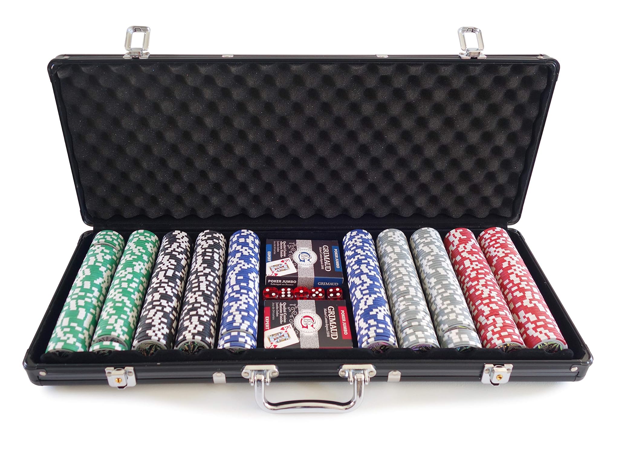 Smir 360355 - Set da Poker Grimaud 500 Fiches Americane
