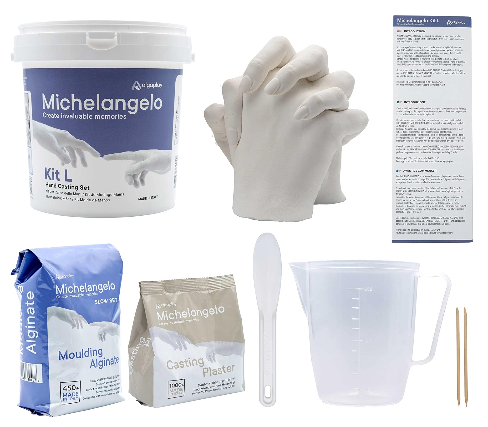 Algaplay Michelangelo Kit Calco Mani Coppia (L)