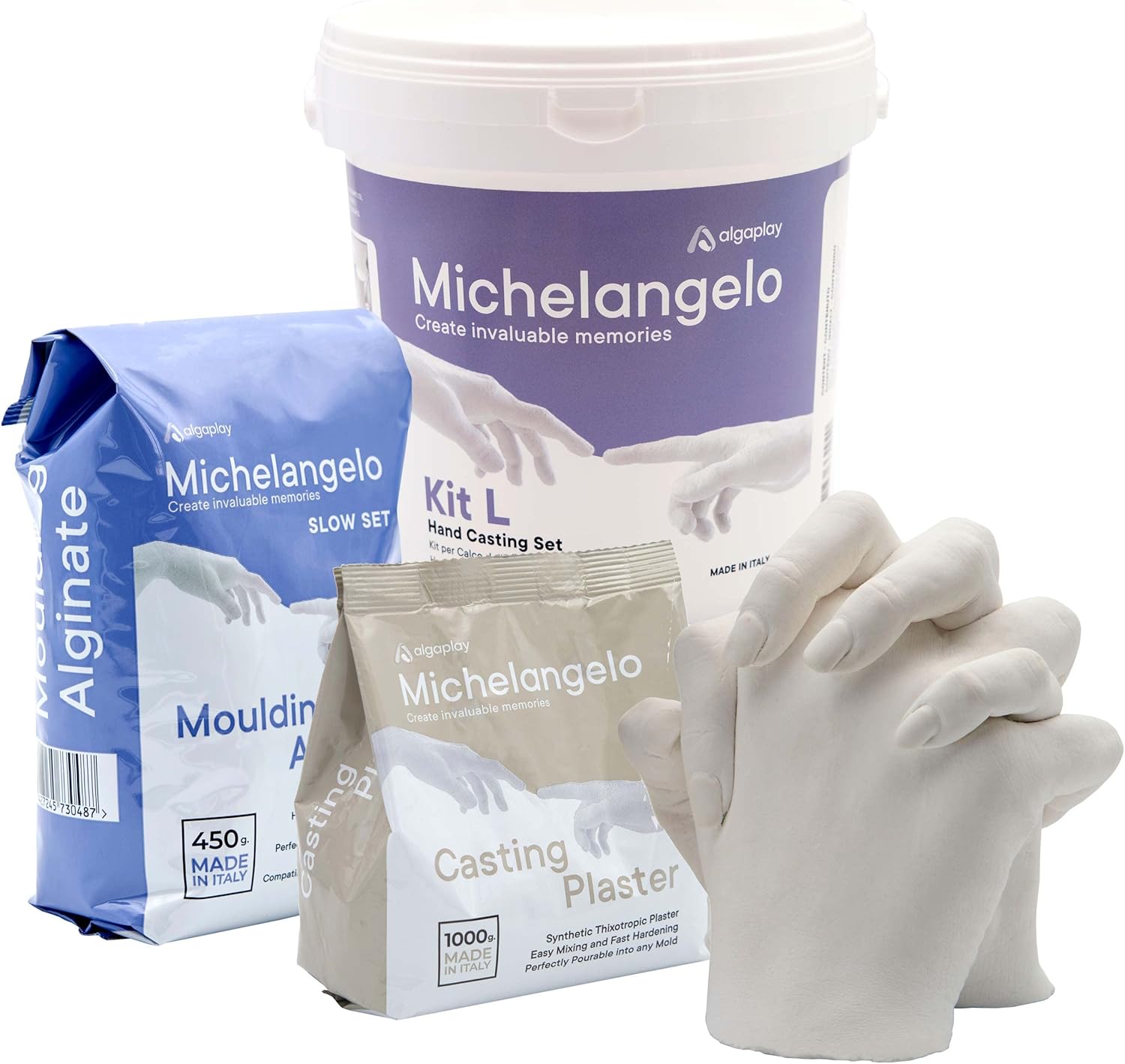 Algaplay Michelangelo Kit Calco Mani Coppia (L) - immagine 2