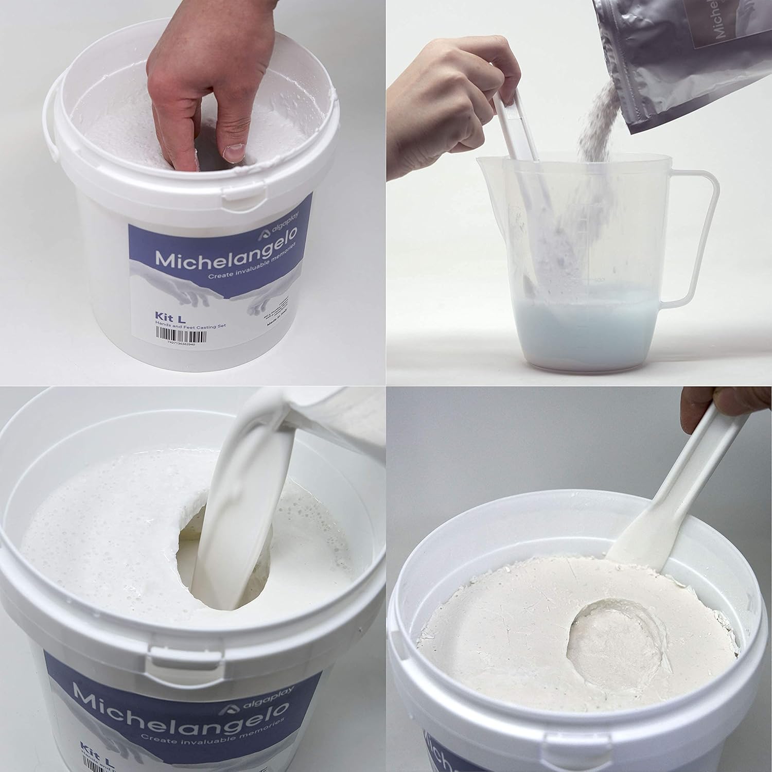 Algaplay Michelangelo Kit Calco Mani Coppia (L) - immagine 4