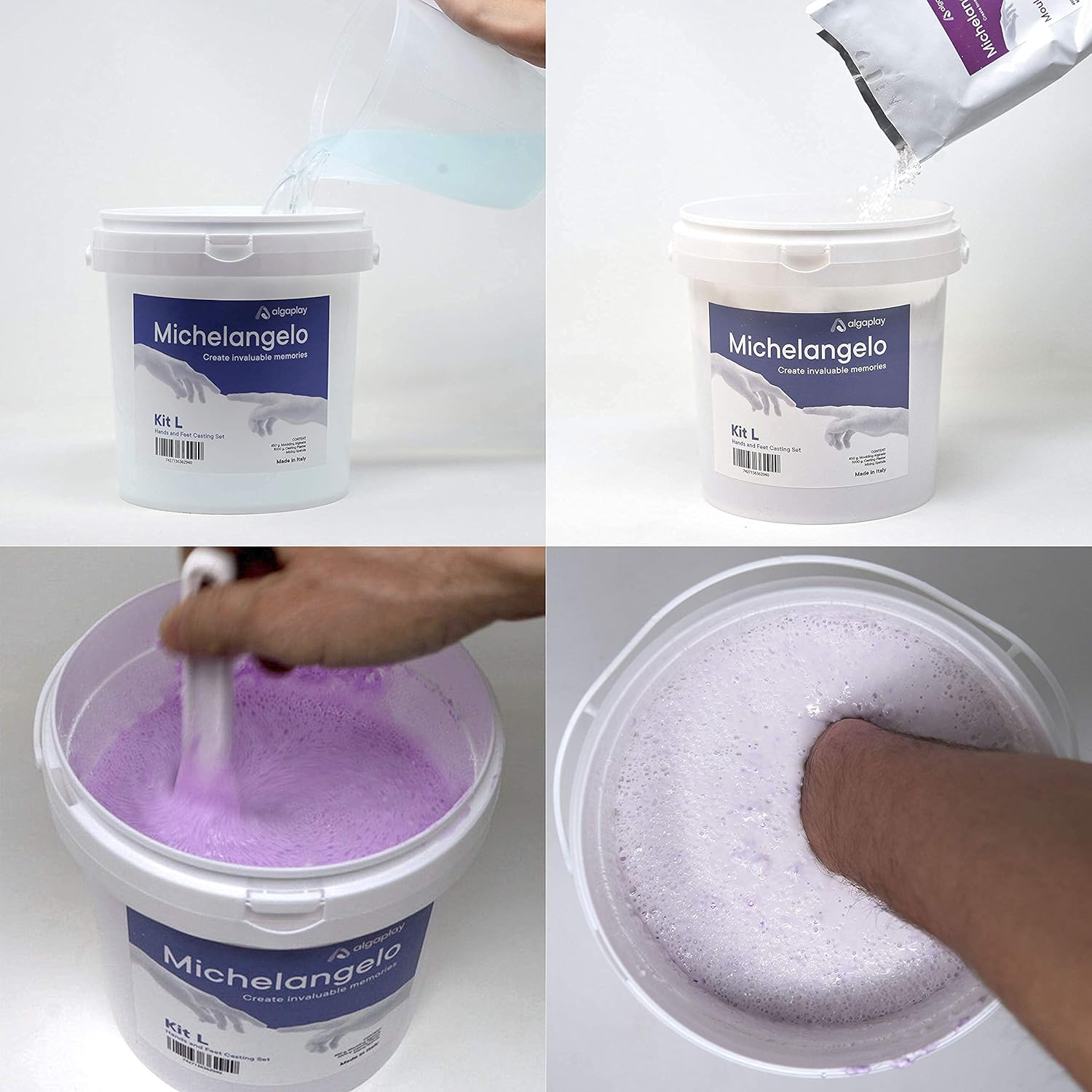 Algaplay Michelangelo Kit Calco Mani Coppia (L) - immagine 5