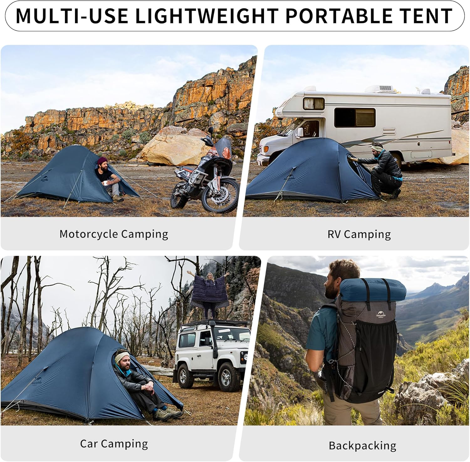 Naturehike Cloud-up 2 Tenda Campeggio Aggiornata - immagine 5