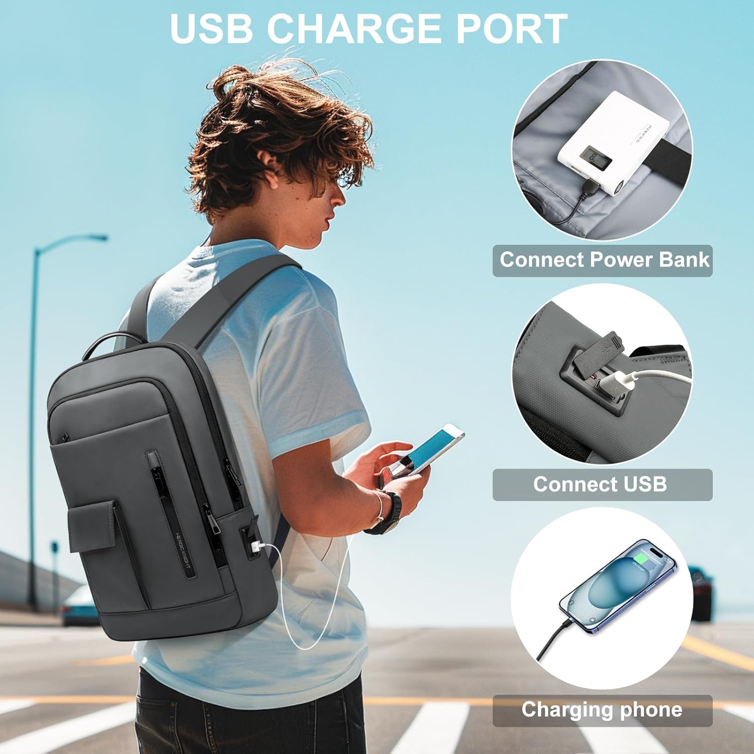 HEROIC KNIGHT Zaini per laptop da uomo - immagine 2