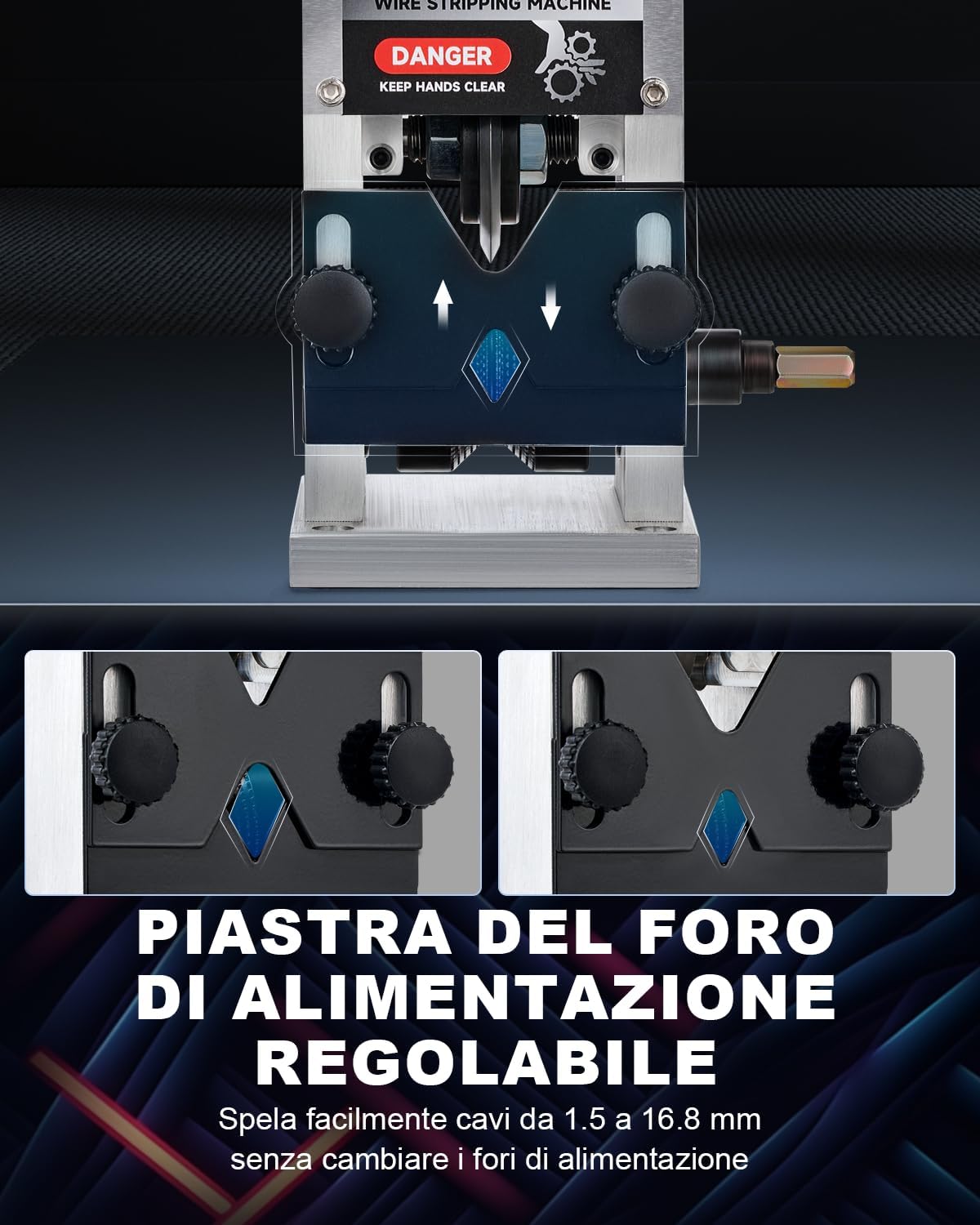 Creworks Macchina Spellacavi Manuale Professionale - immagine 3