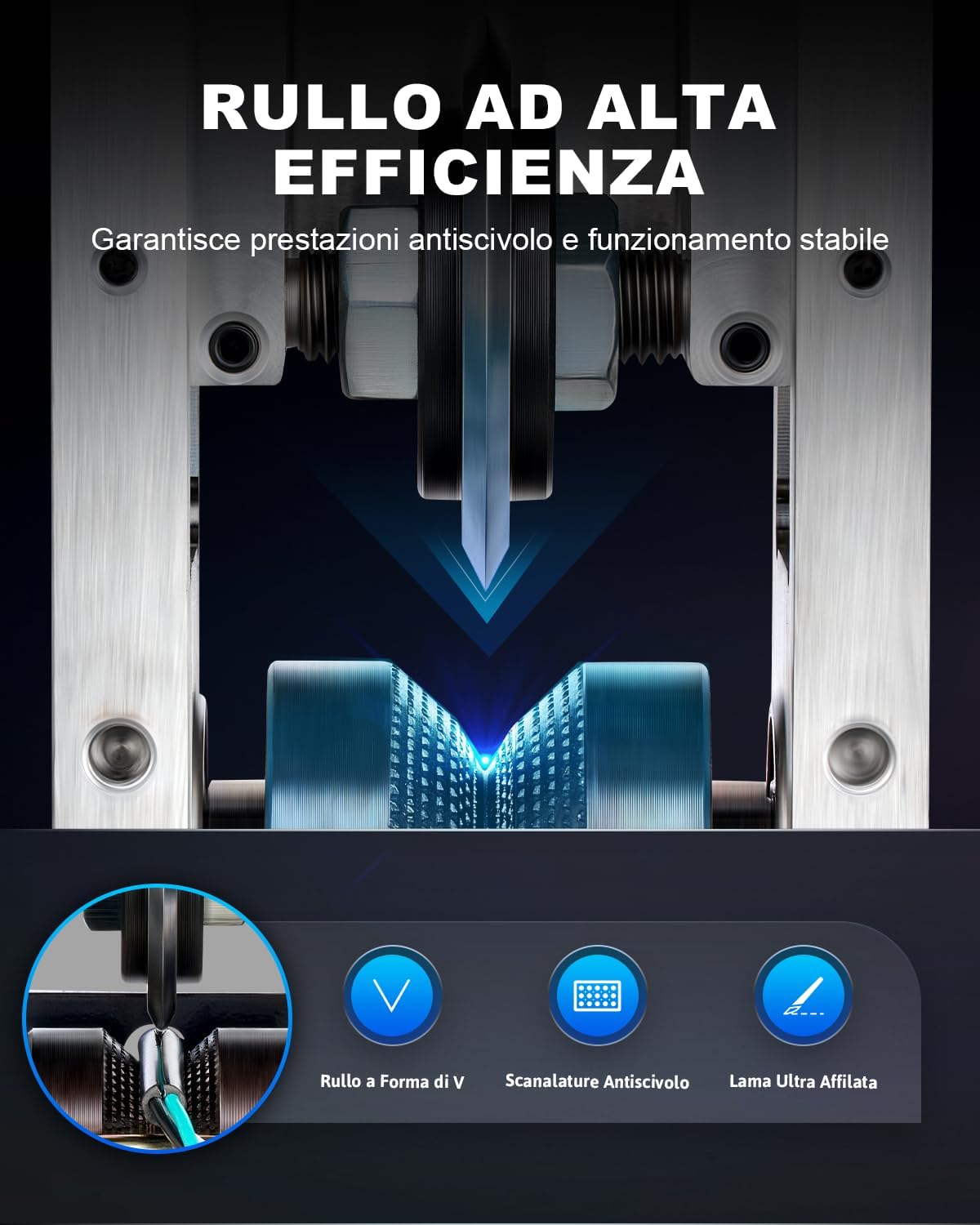 Creworks Macchina Spellacavi Manuale Professionale - immagine 5