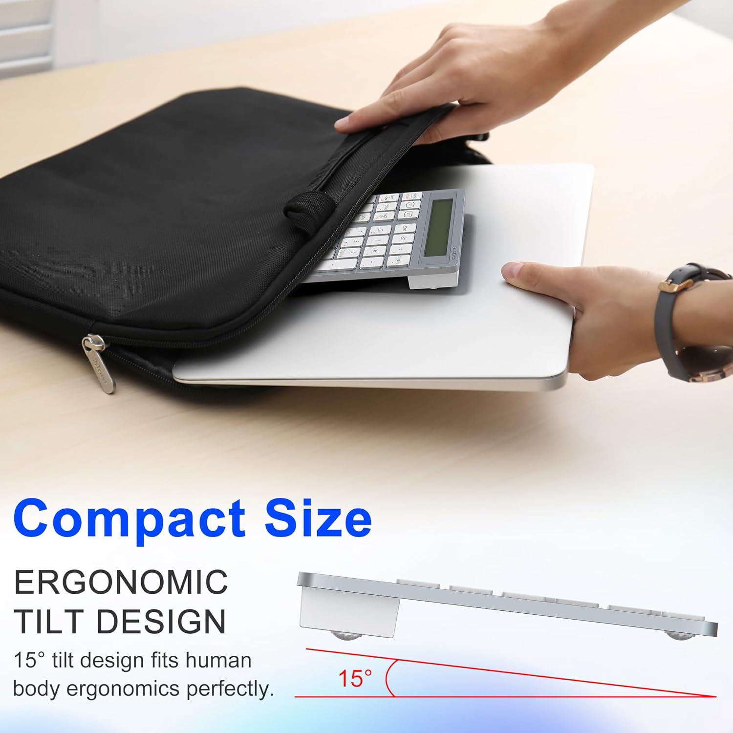 Rytaki Pro Tastierino Numerico Wireless con Calcolatrice - immagine 8