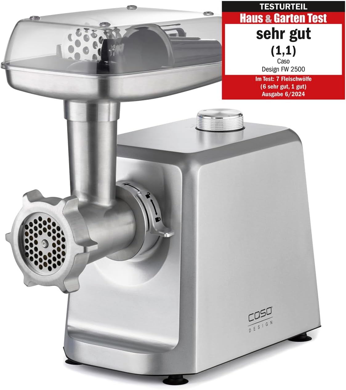 Caso FW 2500 Tritacarne Argento 2500W