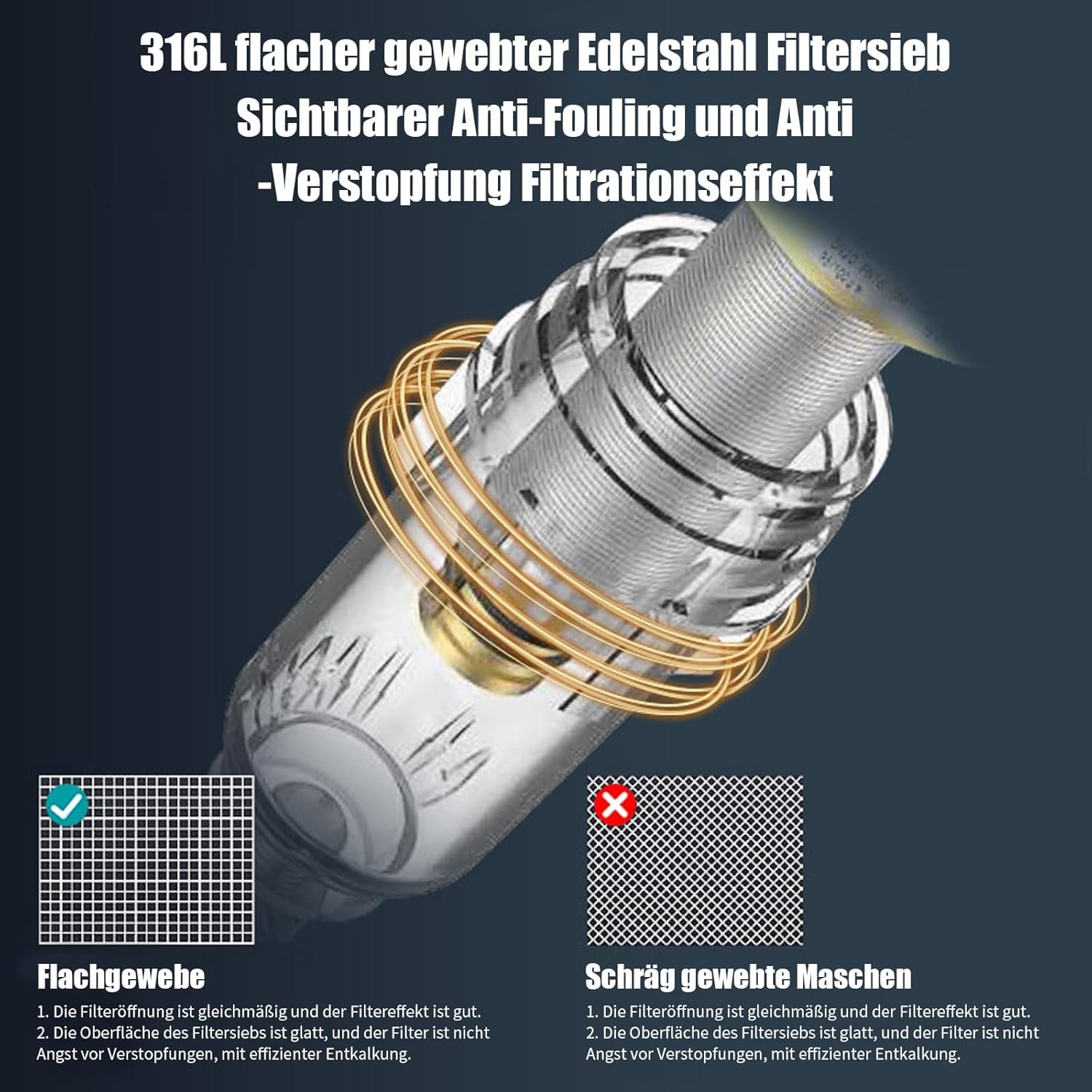 Filtro Meccanico Acqua Autopulente 40 μm (1") - immagine 6