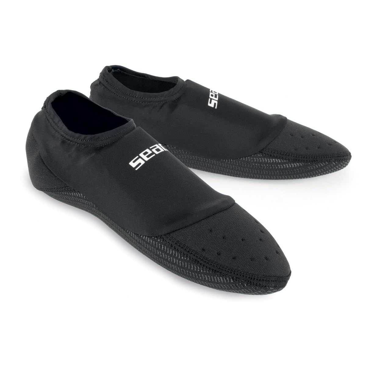 SEAC Scapin, Calzini in Neoprene per Piscina, Acquagym, Acquafitness e per l'Utilizzo con Pinne da Sub Unisex Adulto, Nero