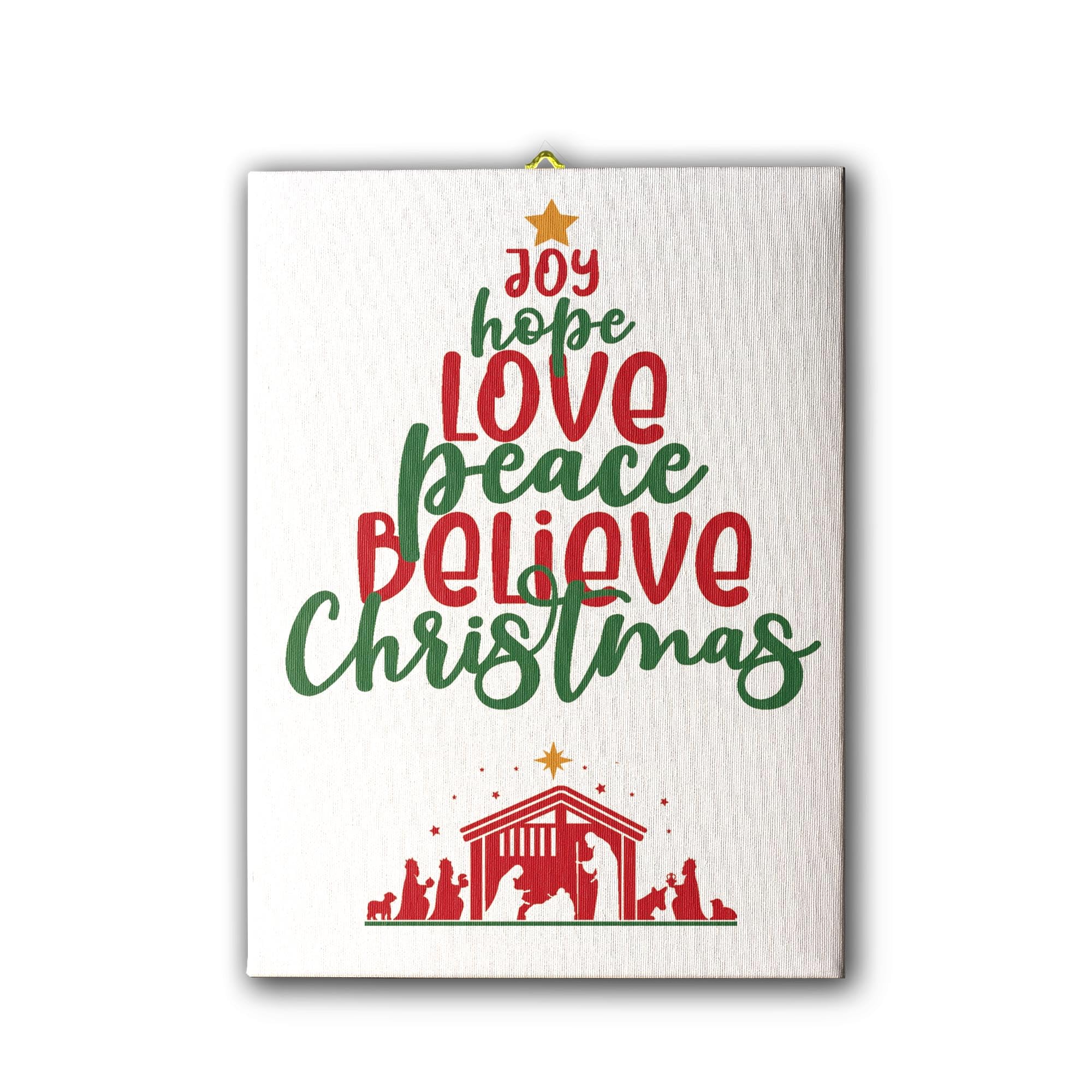 Tela pittorica intelaiata con script grafica a forma di Albero - F.TO 50 X 70 CM