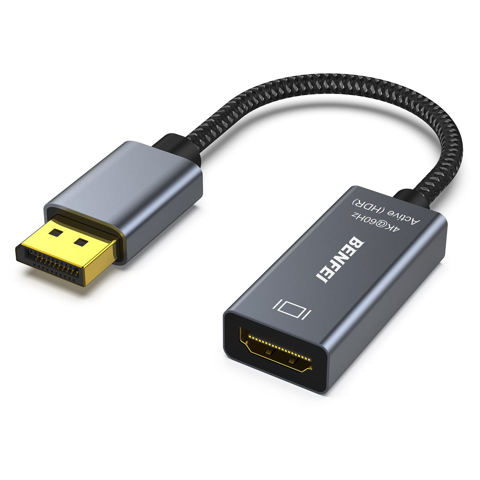 Benfei Adattatore Attivo DisplayPort a HDMI 4K 60Hz