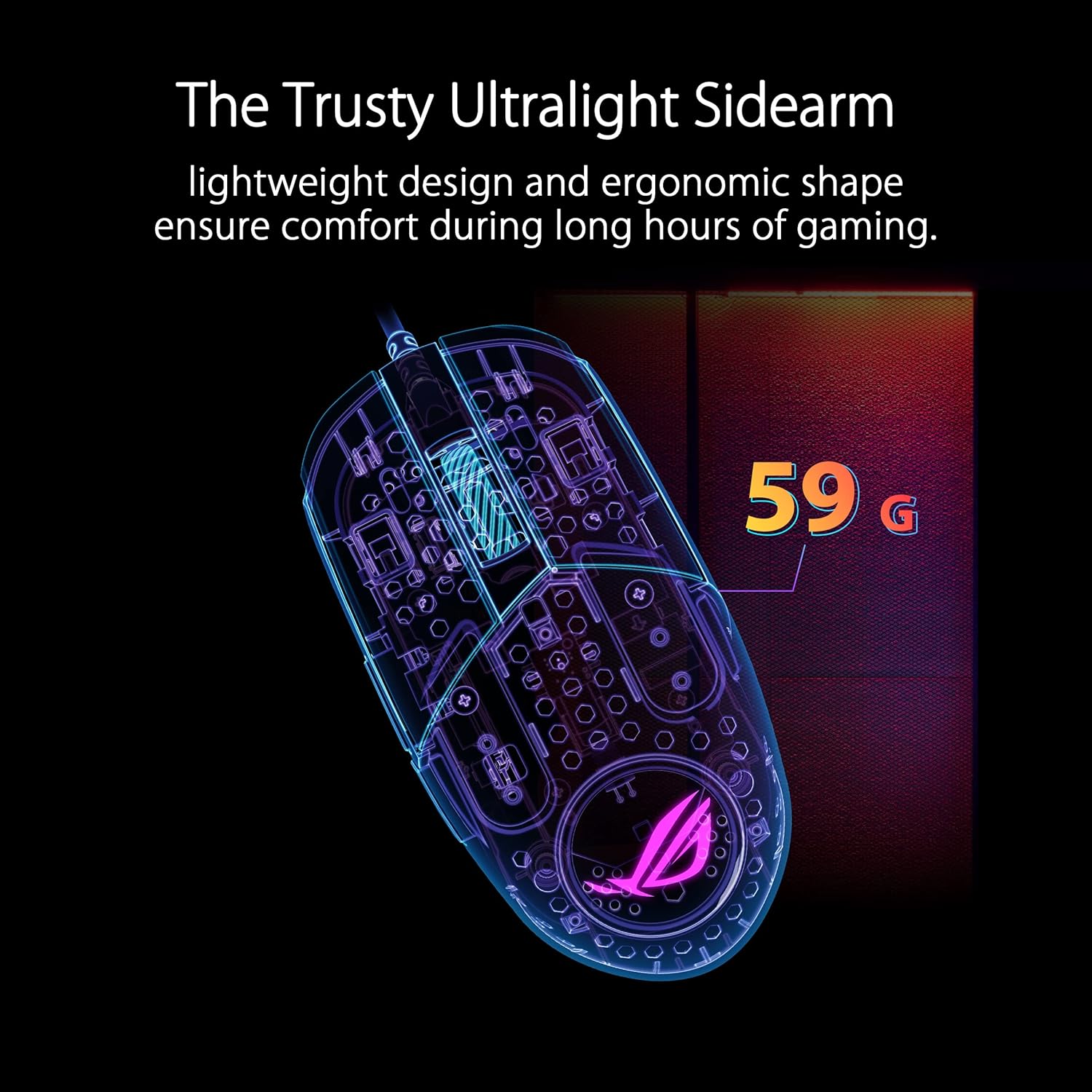 Asus ROG Strix Impact III Mouse Gaming Wireless 57g - immagine 2