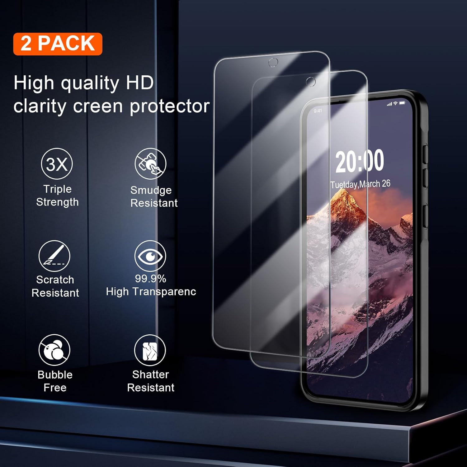 Qhohq Cover Opaca per Samsung Galaxy A56/A36 5G, Nero - immagine 6