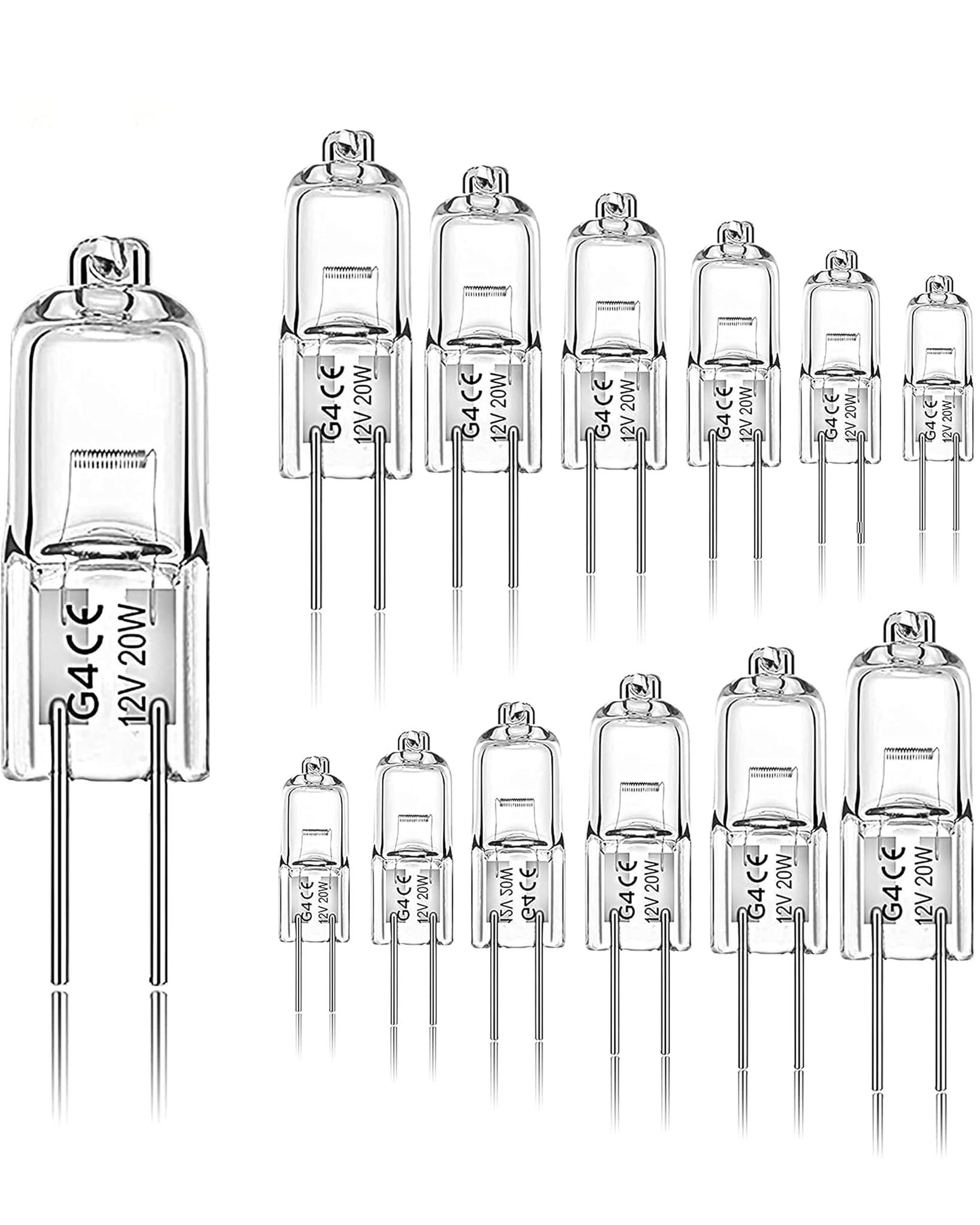 Jaenmsa Lampadina Alogena G4 12V 20W (12 Pezzi)