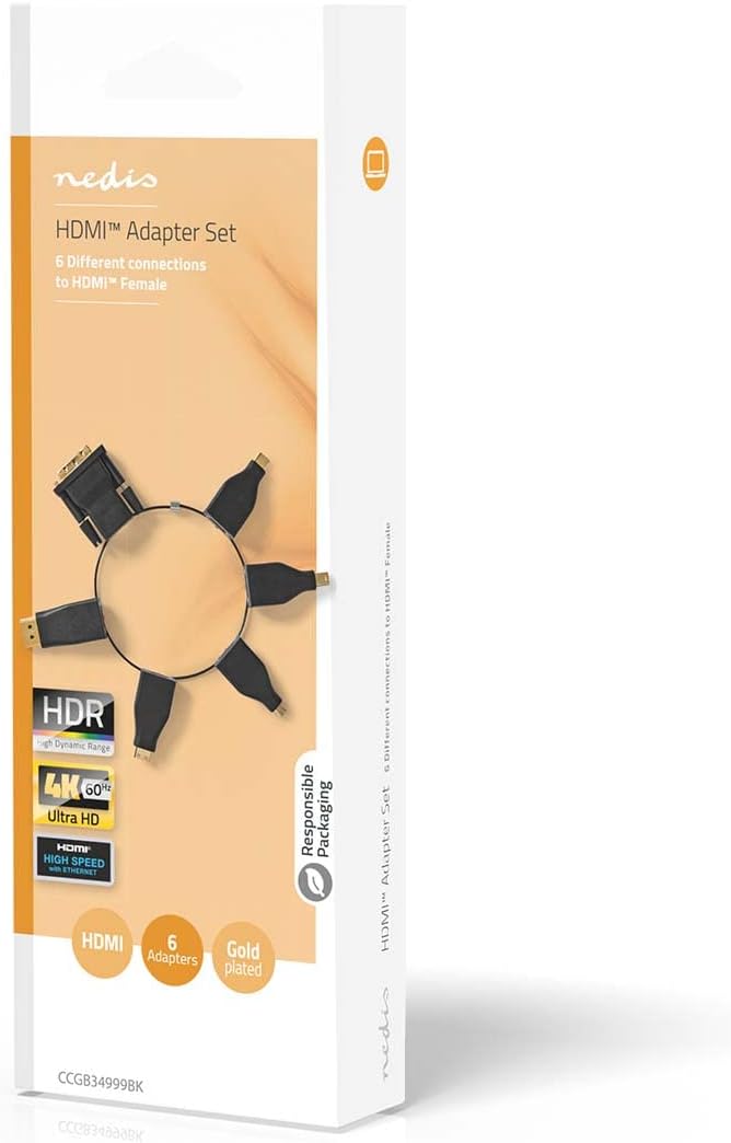 Nedis Adattatore HDMI™ Multi-Connettore, Nero - immagine 2