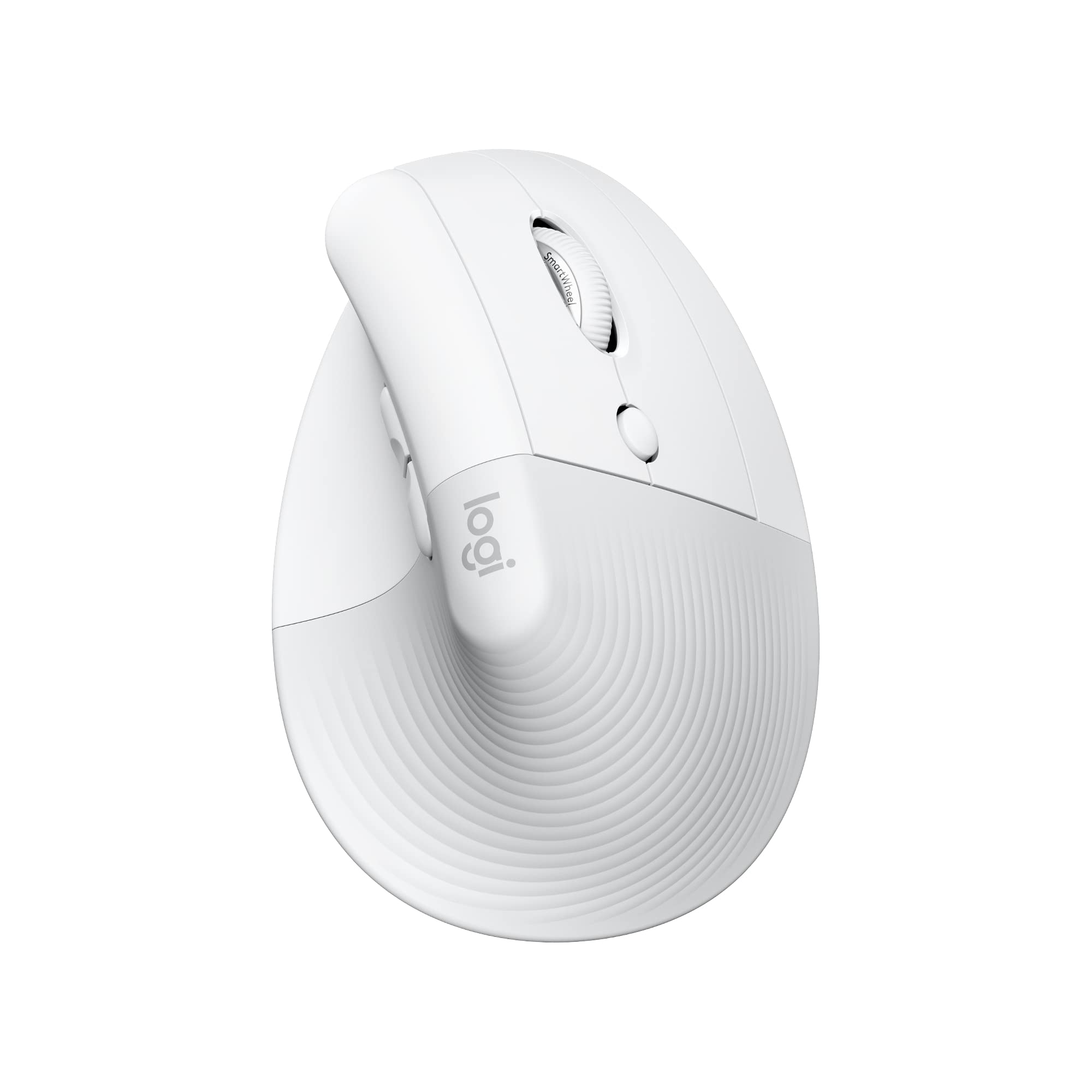 Logitech Lift for Mac - Mouse Ergonomico Wireless, OffWhite