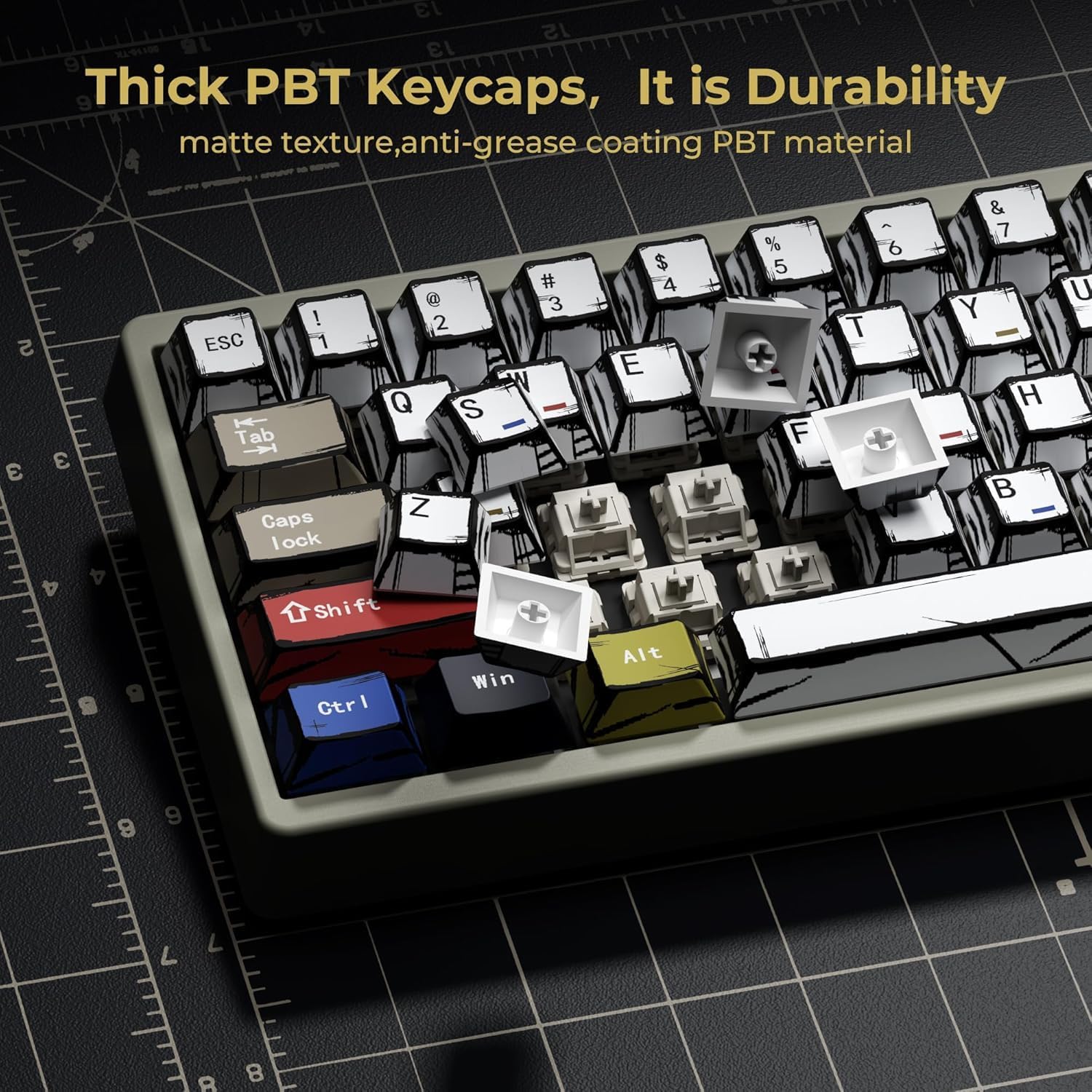 Catekro PBT Manga Set 134 Tasti Profilo Ciliegia - immagine 2