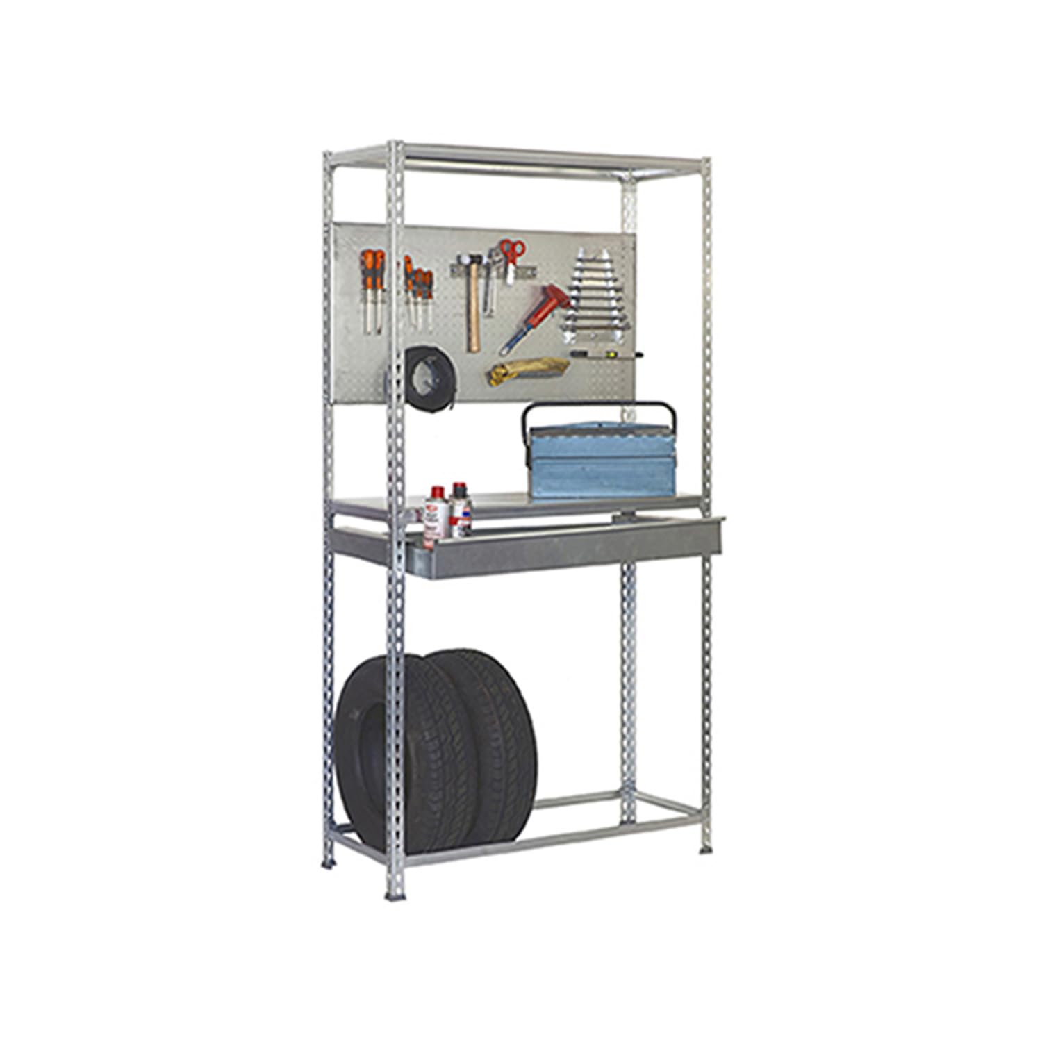 Simon Rack Simonauto - Scaffale per Pneumatici Zincato