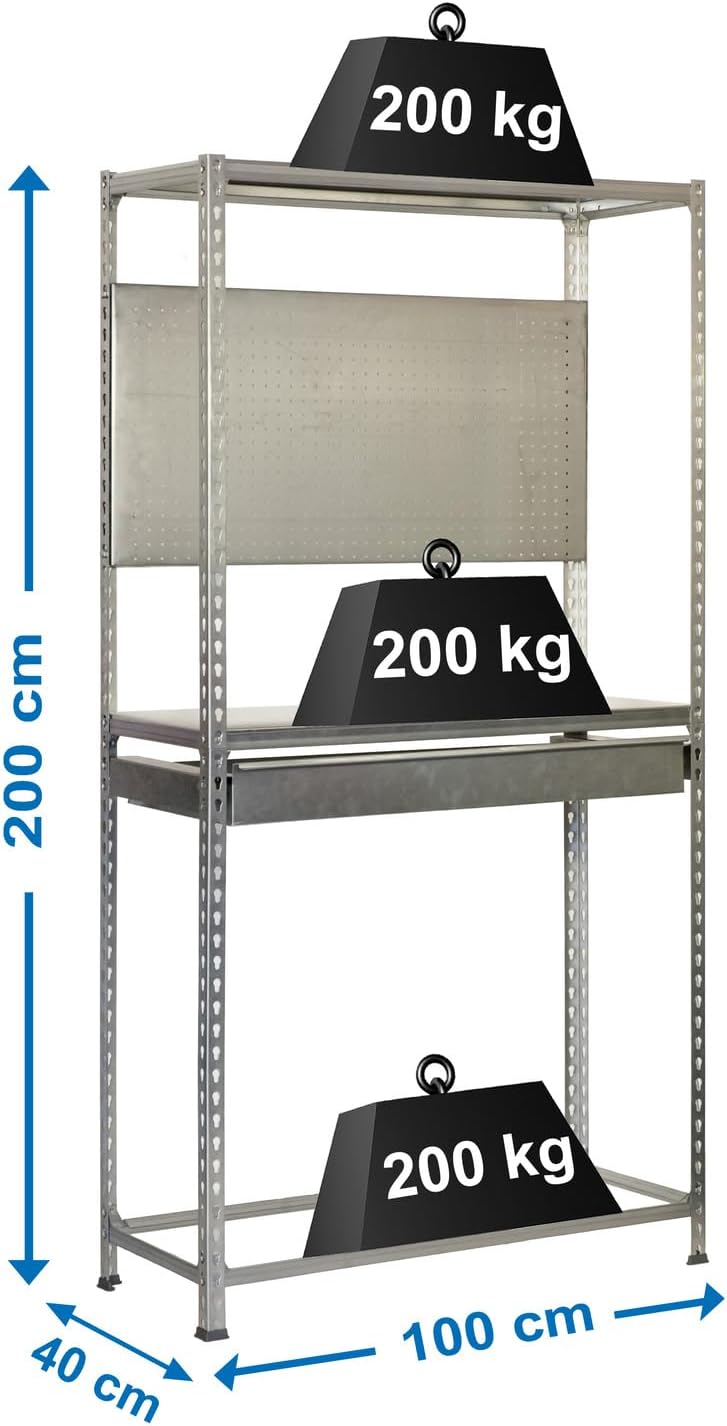 Simon Rack Simonauto - Scaffale per Pneumatici Zincato - immagine 2