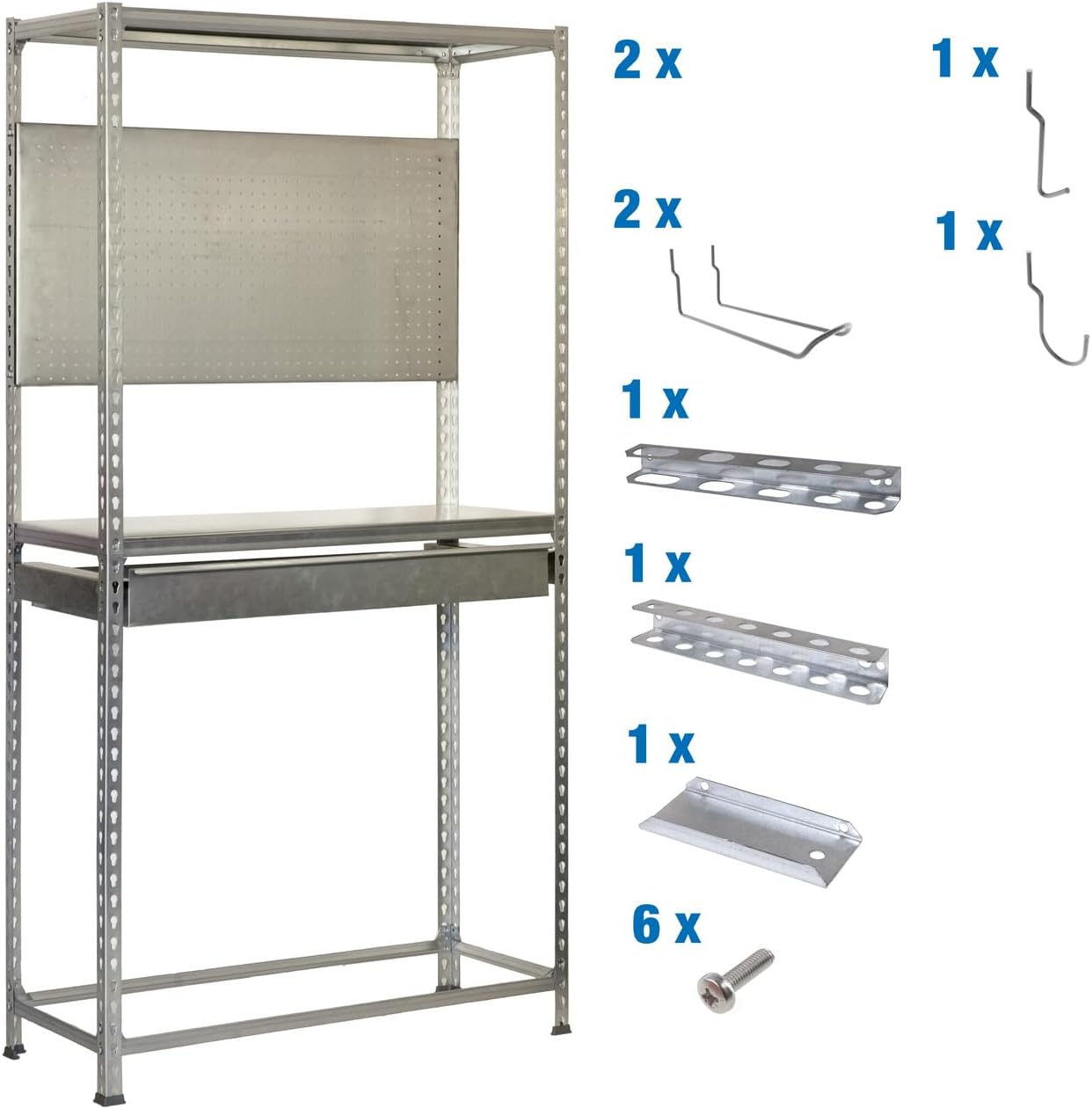Simon Rack Simonauto - Scaffale per Pneumatici Zincato - immagine 3