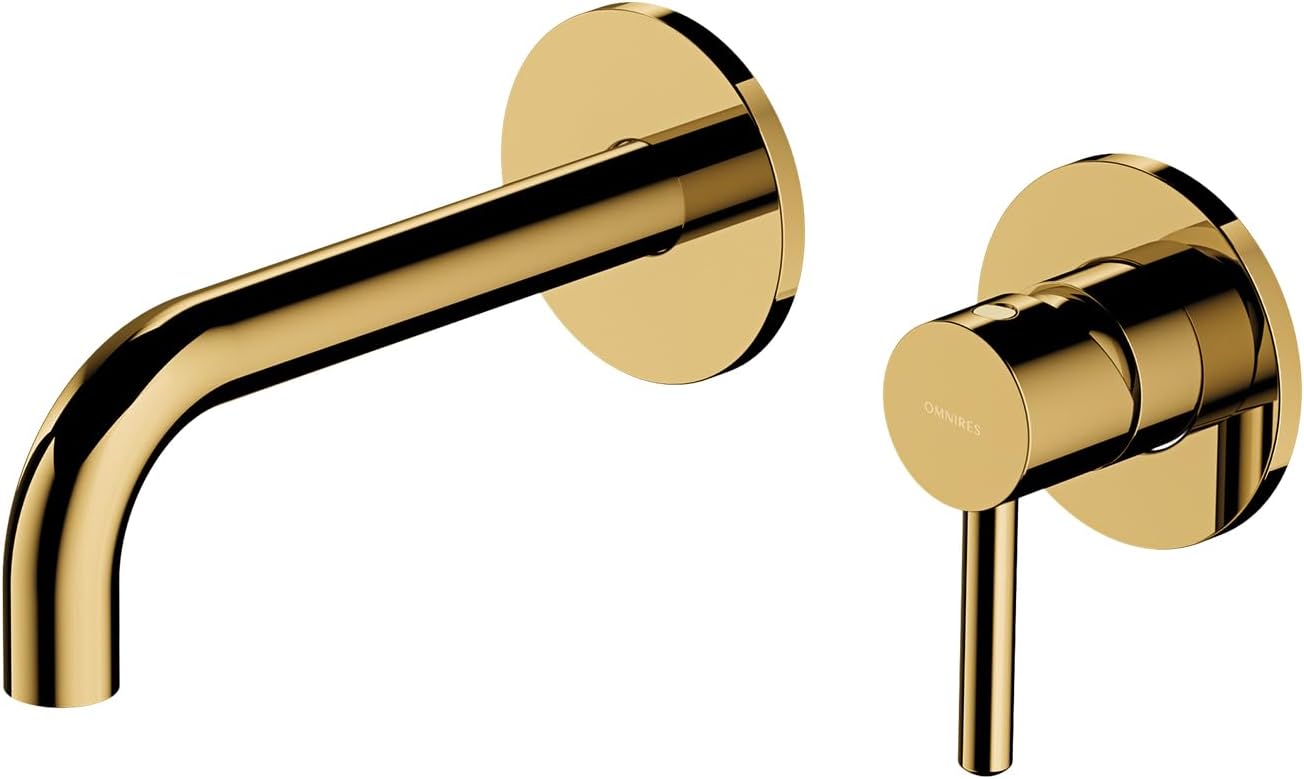 Omnires Y1215HROGL, Rubinetto lavabo ad incasso, elemento esterno Y, Gold