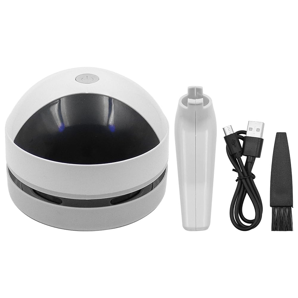 Mini Aspirapolvere da Tavolo Aspirapolvere da Tavolo Ricaricabile USB Portatile per La Pulizia delle Briciole per Desktop Home Office e Auto